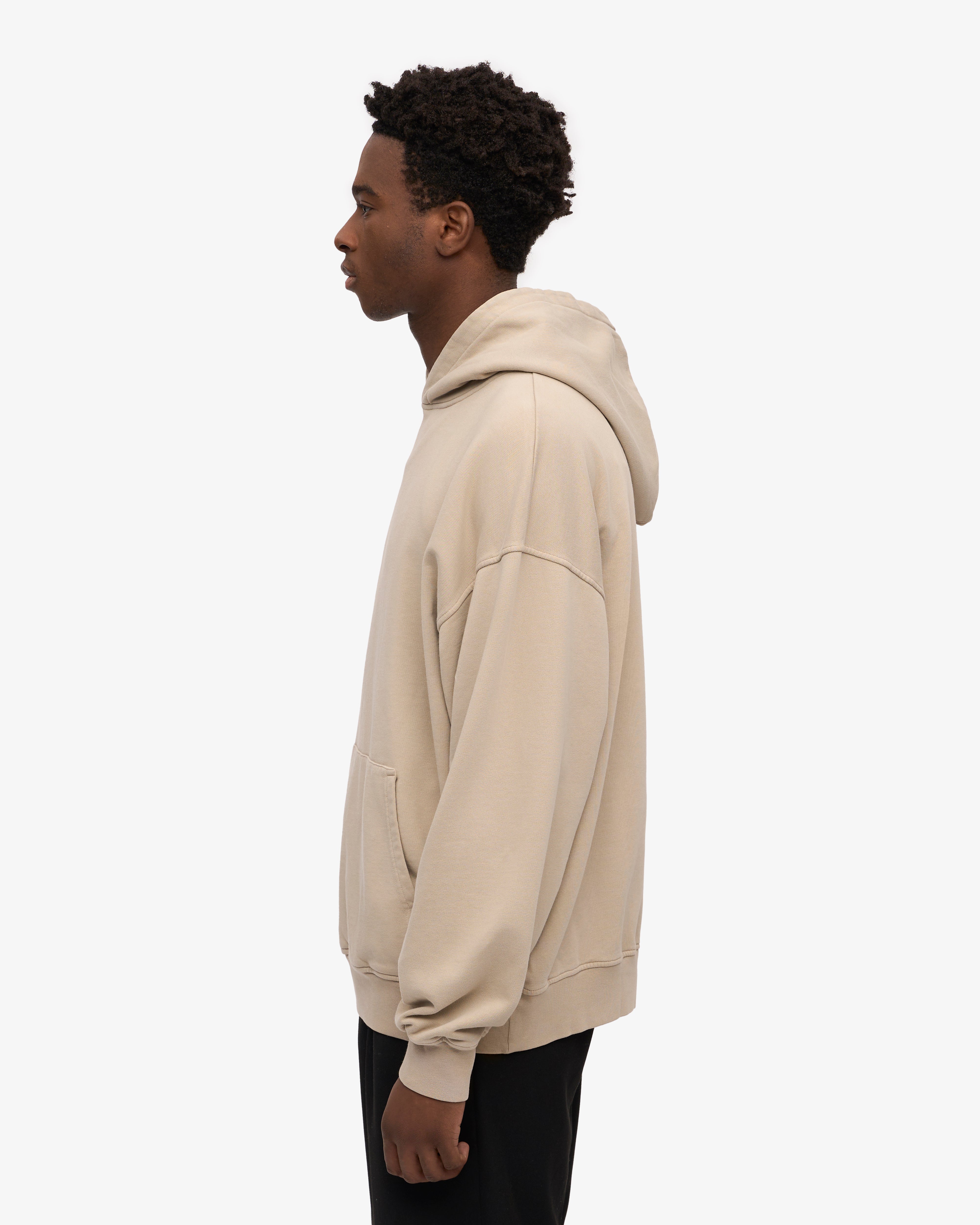 Organic Oversized Hoodie for Women & Men - Soft & Comfortable Oyster Grey Pullover - Perfect for Casual Wear, Lounge & Outdoor Activities