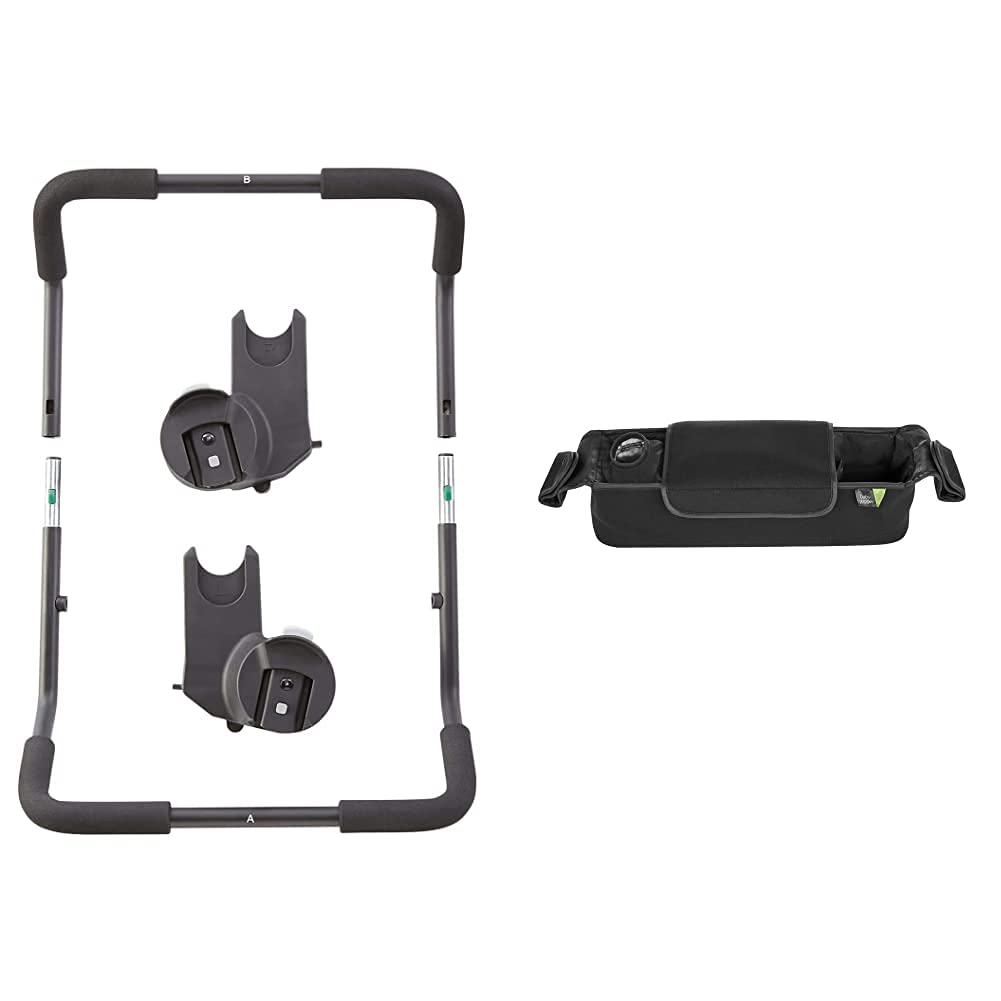 Chicco & Peg Perego Car Seat Adapter for Baby Jogger City Select & City Select LUX Strollers - Black | Universal Stroller Accessory with Parent Console | Perfect for Urban Parents & On-the-Go Families