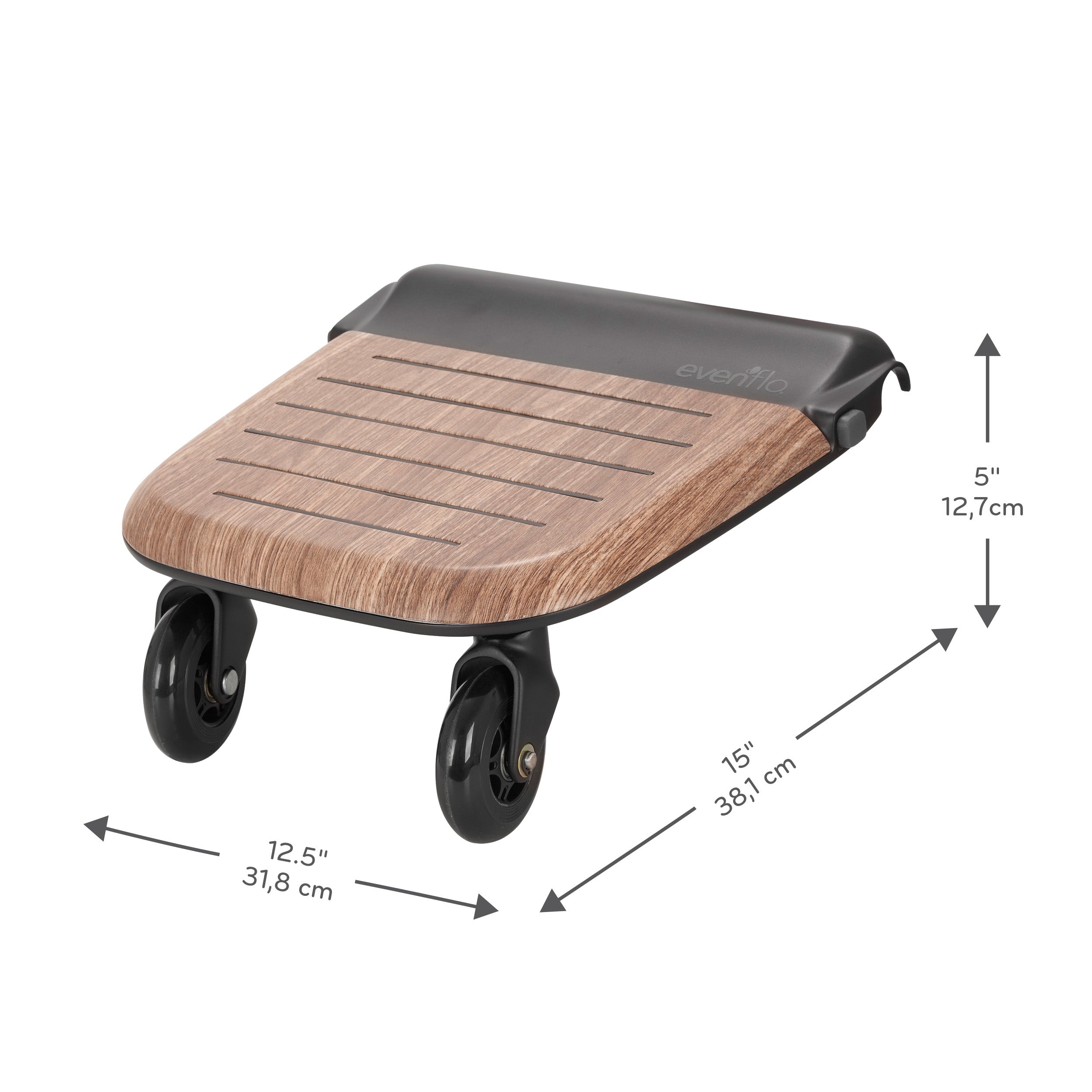 Evenflo Pivot Xpand Stroller Rider Board - Universal Toddler Standing Platform for Multiple Kids, Adjustable Handlebar & Smooth Ride - Perfect for Shopping, Travel & Sibling Outings