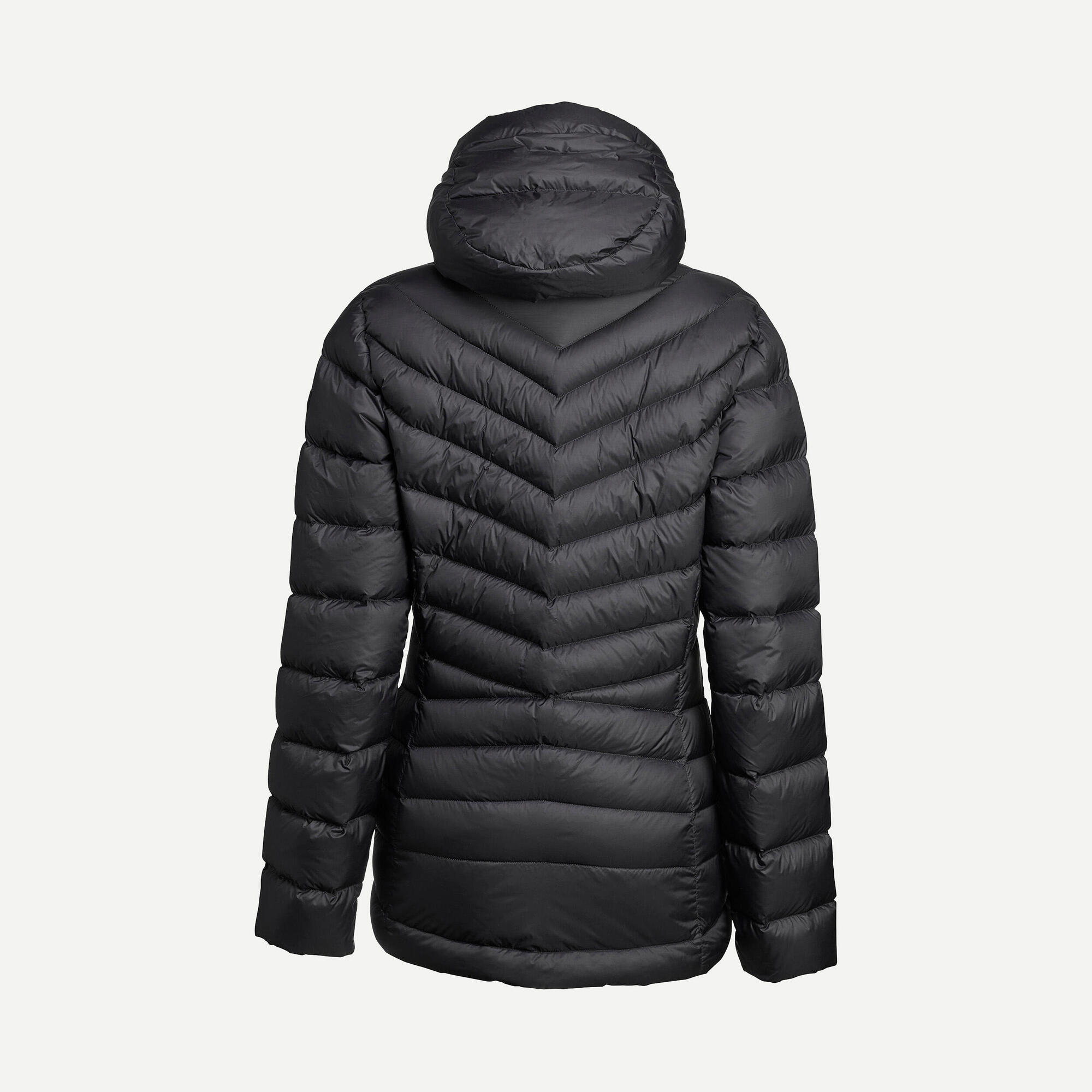 Forclaz Women's MT500 Hooded Down Puffer Jacket - Lightweight Winter Coat, Waterproof Windproof Insulated Jacket for Hiking, Skiing & Outdoor Activities