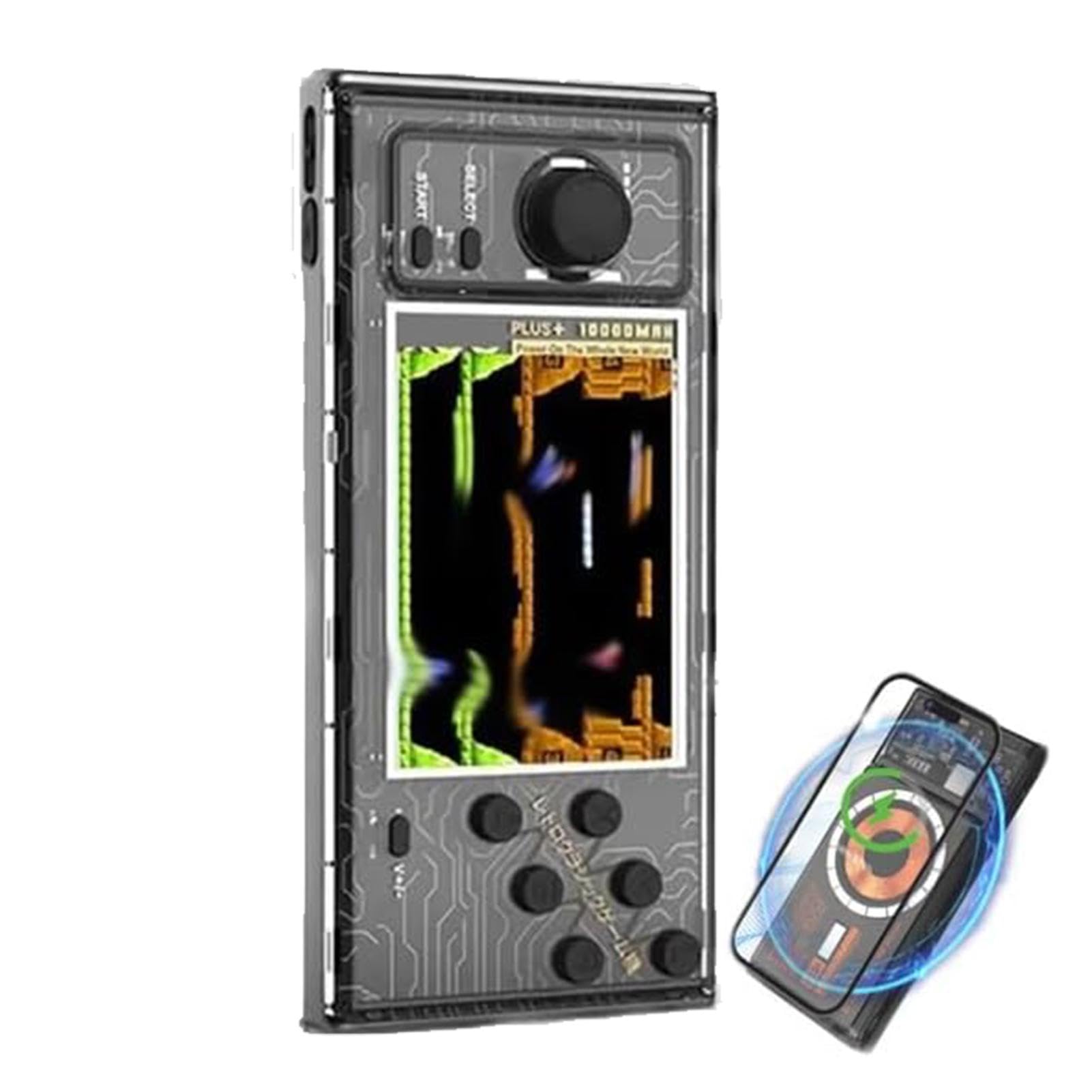 Portable Game Console with Built-in Power Bank | Fast Charging, Multi-functional & Stylish Handheld Gaming Device - Perfect for Travel, Commuting & Outdoor Gaming Entertainment