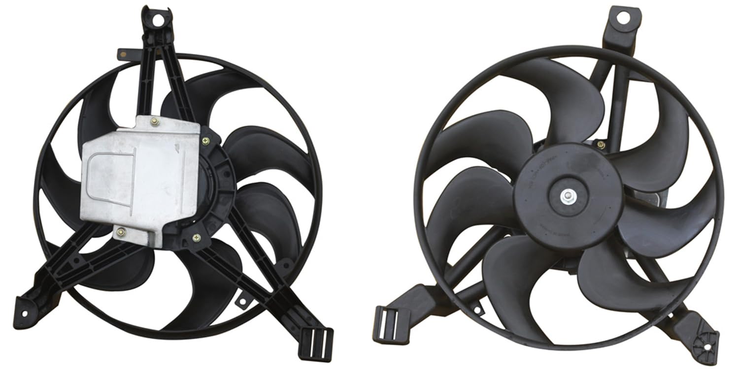 Agility Auto Parts 6016126 A/C Condenser Fan Assembly - Universal Fit for Most Vehicles - Perfect for AC System Repair & Maintenance in Your Home Garage