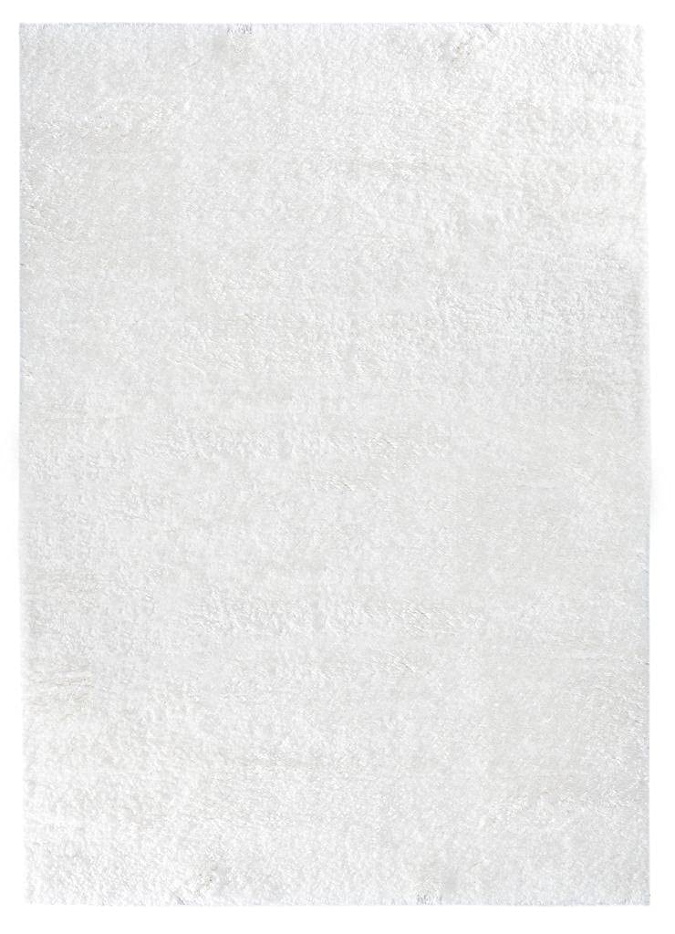 White Shag 5x7 Modern Contemporary Area Rugs - Soft Plush Living Room Carpet for Bedroom, Dorm & Home Decor