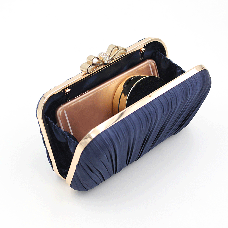 Elegant Pleated Handbag for Dinner & Banquet - Women's Evening Clutch Bag for Social Events, Parties & Formal Occasions | Perfect for Gala, Wedding & Cocktail Dresses | Model 607095743182