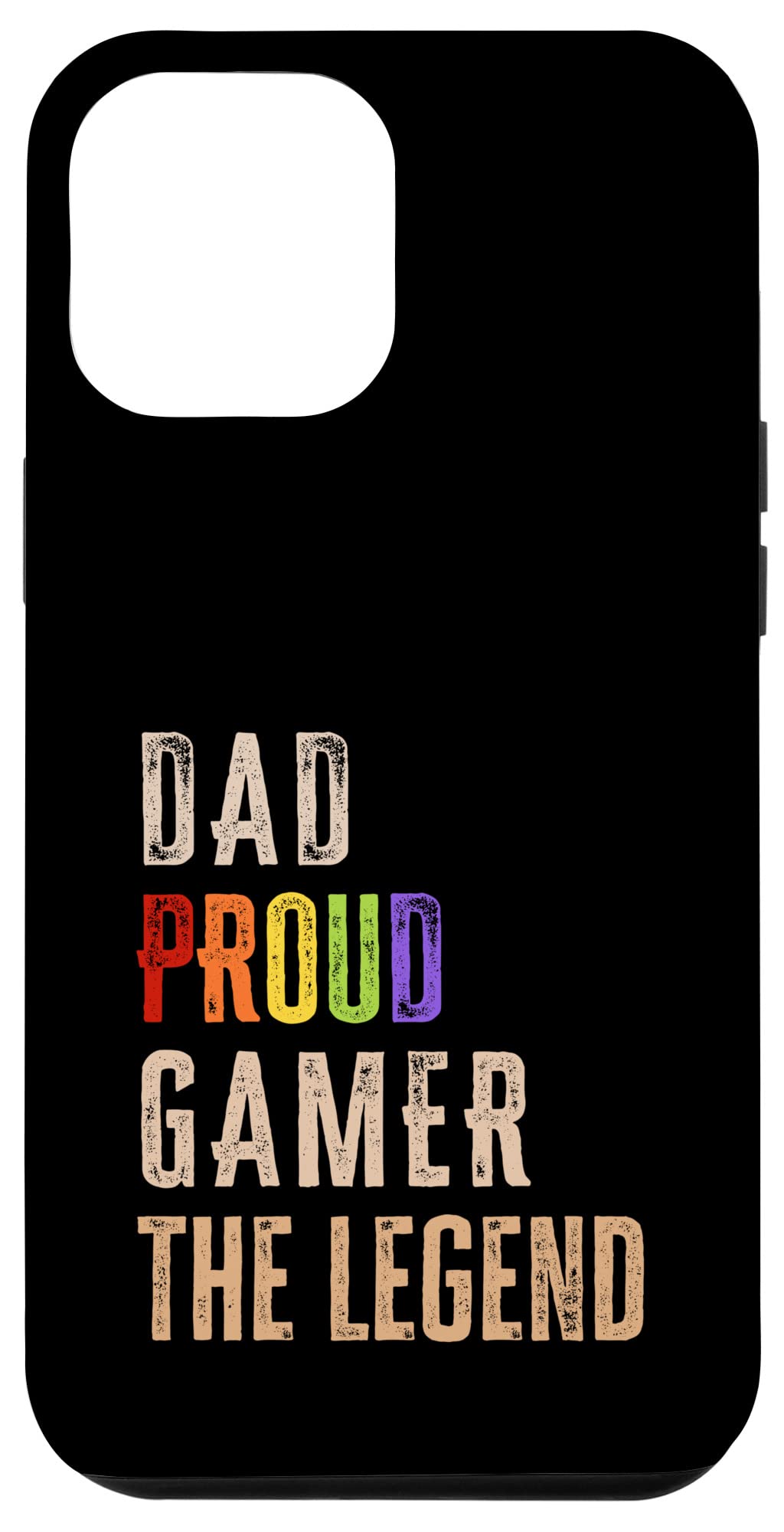 iPhone 12 Pro Max Case - 'Proud Gamer Dad' Legend Design | Perfect for Father's Day Gifts & Gaming Enthusiasts | Durable Protection for Everyday Use