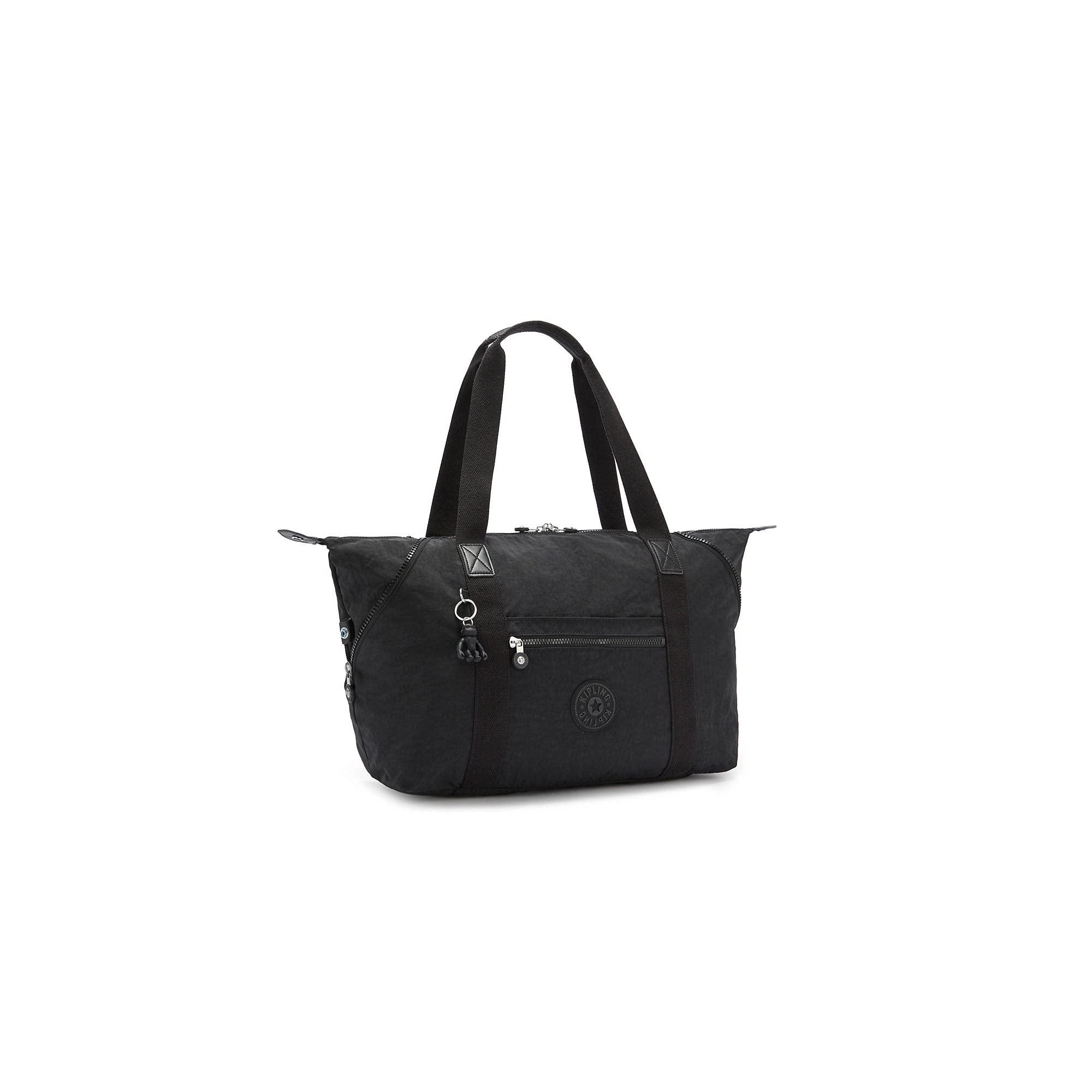 Kipling Women's Art Medium Tote Bag - Lightweight Large Weekender Travel Handbag for Work, Gym & Vacation | Durable Nylon with Signature Monkey Keychain