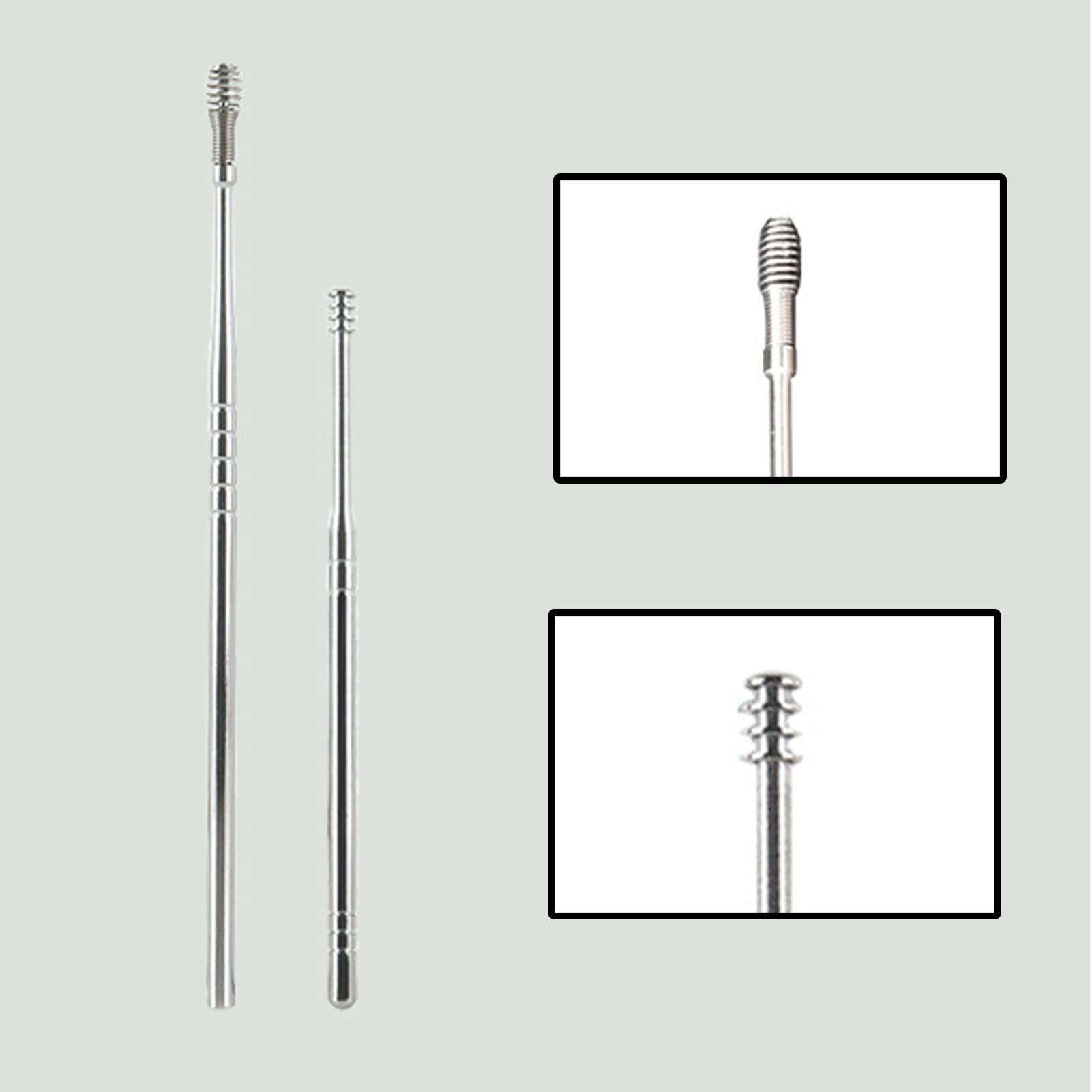 Bluelanss Ear Wax Removal Kit - Spiral Ear Cleaner & Ear Pick Tool for Safe Home Ear Cleaning - Perfect for Kids & Adults with Sensitive Ears