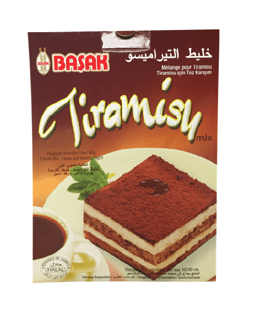 Premium Tiramisu Powder Mix - Halal Certified, 335g for Authentic Italian Dessert - Perfect for Baking, Coffee Shops & Home Cooking