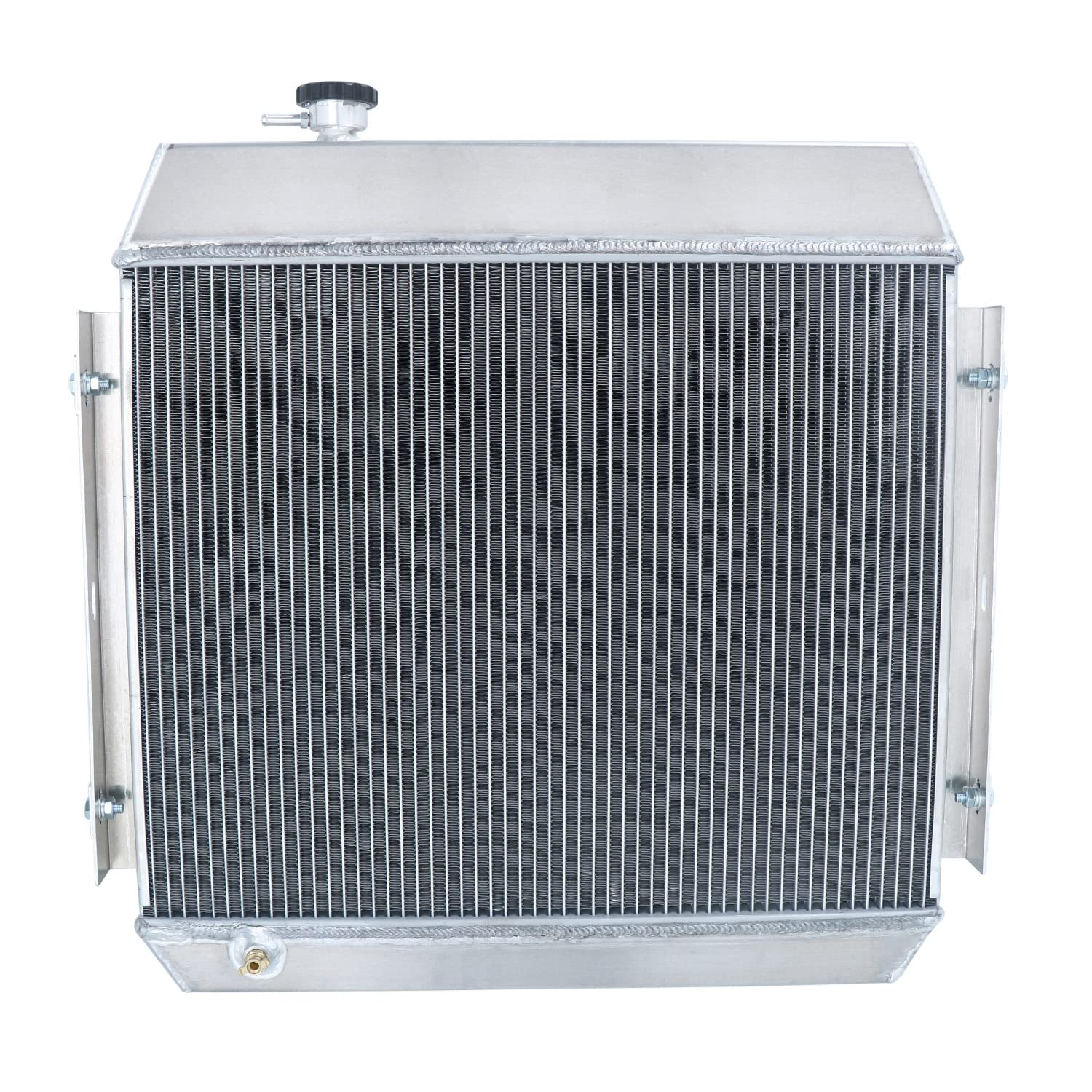 Aluminum Radiator Shroud Fan Relay Kit for 1955-1957 Chevy Bel Air, Truck Two-Ten, One-Fifty Series - V8 Engine Cooling Upgrade - Perfect for Classic Car Restoration & Hot Rod Builds
