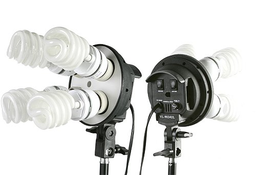 1600W Professional Softbox Lighting Kit with 2 Softboxes, 8 x 45W Fluorescent Bulbs & 2 Light Stands - Fancierstudio 9004S - Perfect for YouTube Videos, Photography Studio, and Product Photography