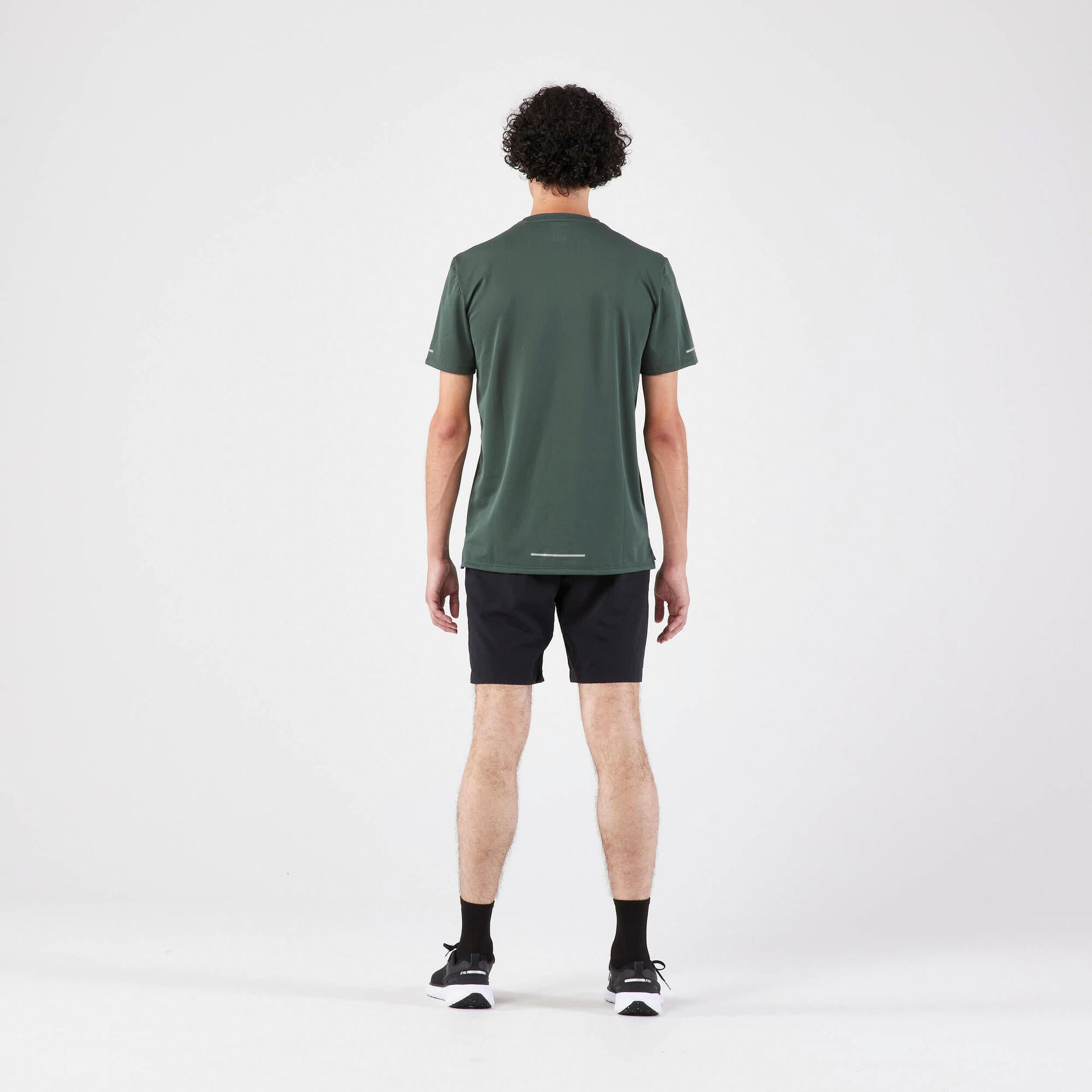 Kiprun Men's Run 500 Dry Running T-Shirt - Moisture Wicking Performance Shirt for Marathon & Workout - Lightweight Breathable Athletic Top for Jogging, Gym & Outdoor Sports