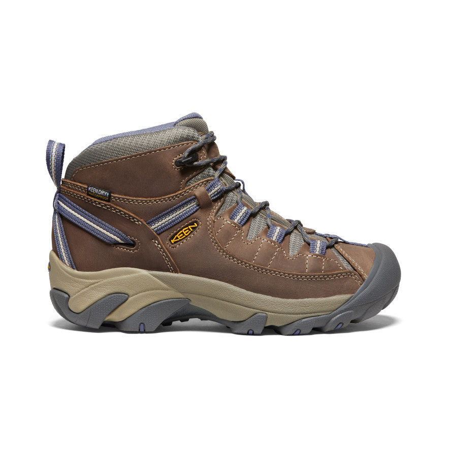 KEEN Targhee II Mid Waterproof Hiking Boots for Women - Lightweight & Durable Outdoor Shoes for Trail Walking, Backpacking & Camping Adventures