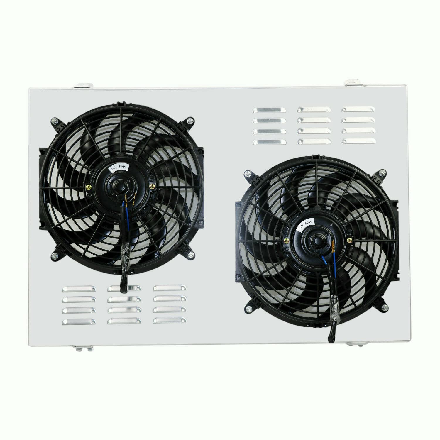 High-Performance Aluminum Radiator Fan Shroud for 1971-1990 Buick, Chevy Chevelle, Impala, Caprice, Malibu, C10-C30, K10-K30, Suburban, GMC, Cadillac, Plymouth, Pontiac, El Camino V8 - Perfect for Engine Cooling & Restoration Projects