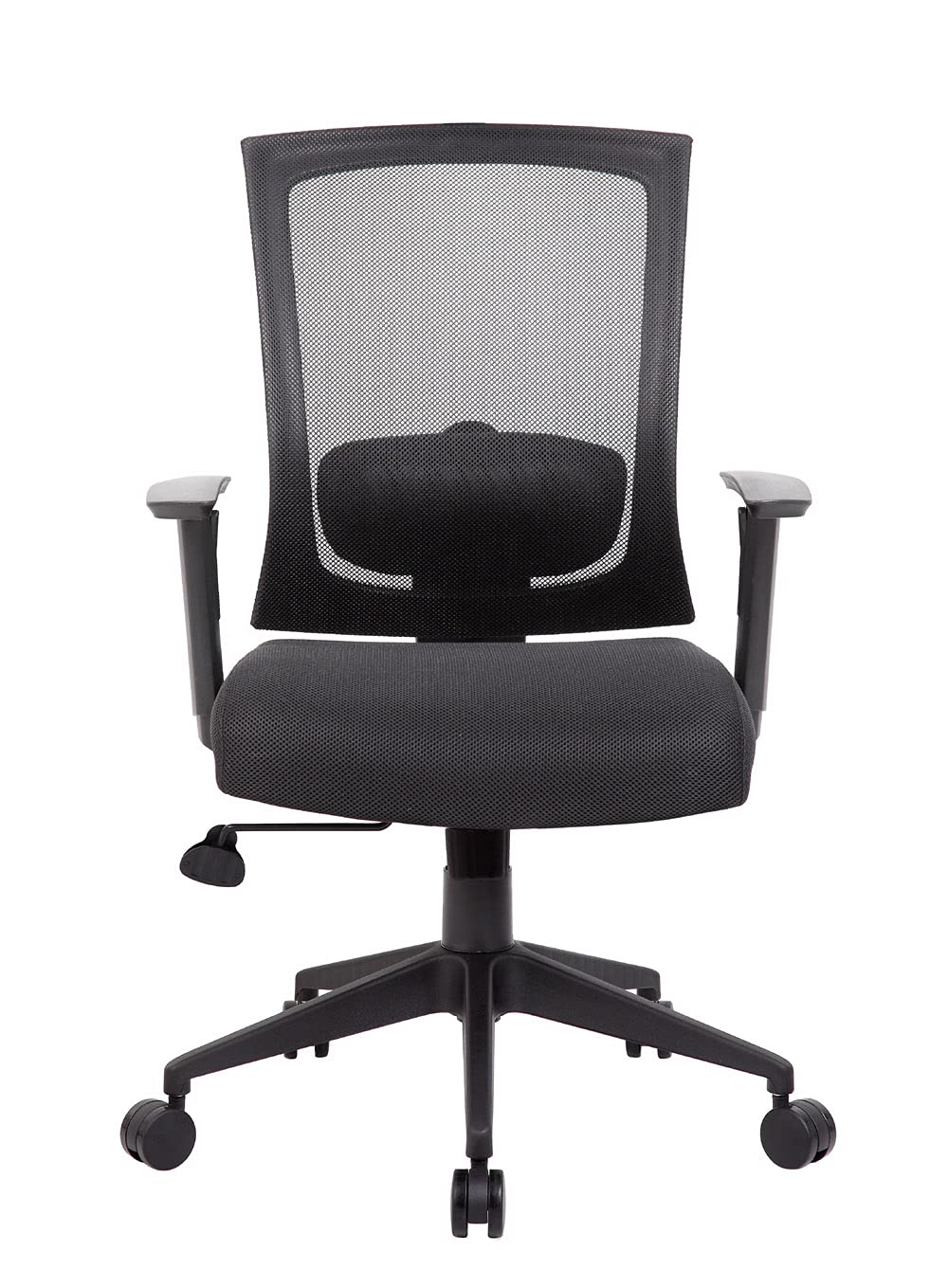 Boss Office Products Black Mesh Back Task Chair - Ergonomic Office Chair for Home & Workspace Comfort