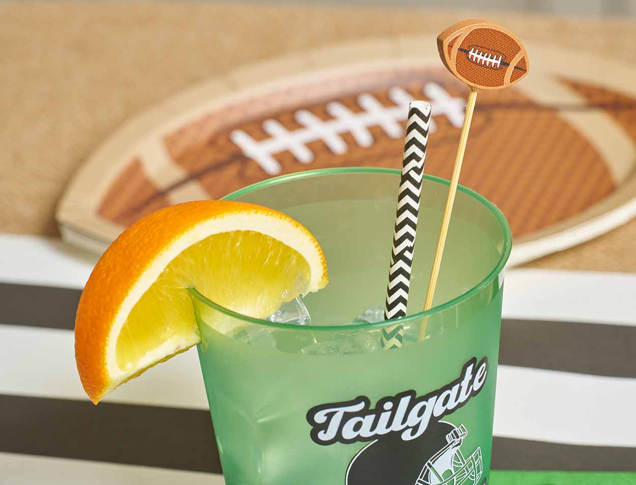Premium Tailgate Football Cocktail Picks - Set of 30 - Perfect for Game Day Parties, BBQs & Sports Themed Events