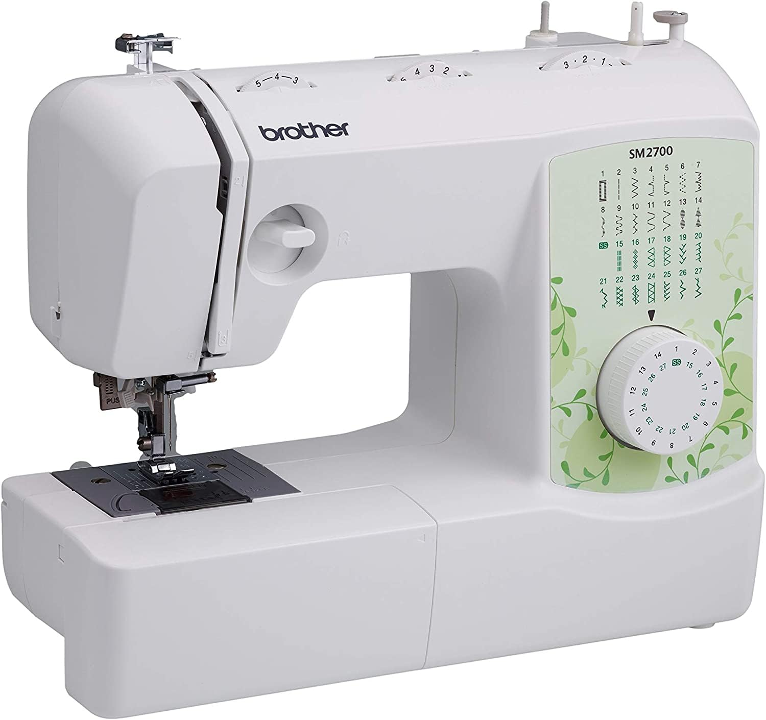 Brother SM-2700 Sewing Machine - 27 Built-in Stitches, White | Perfect for Home Use, DIY Projects & Fashion Design