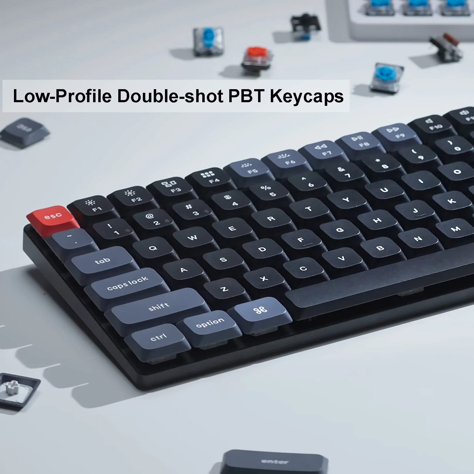 Keychron K3 Pro Ultra-Slim Wireless Mechanical Keyboard - 75% Compact Layout with Gateron G Pro Brown Switches, PBT Keycaps, White Backlight, QMK/VIA Programmable for Mac, Windows & Linux | Perfect for Office, Gaming & Coding