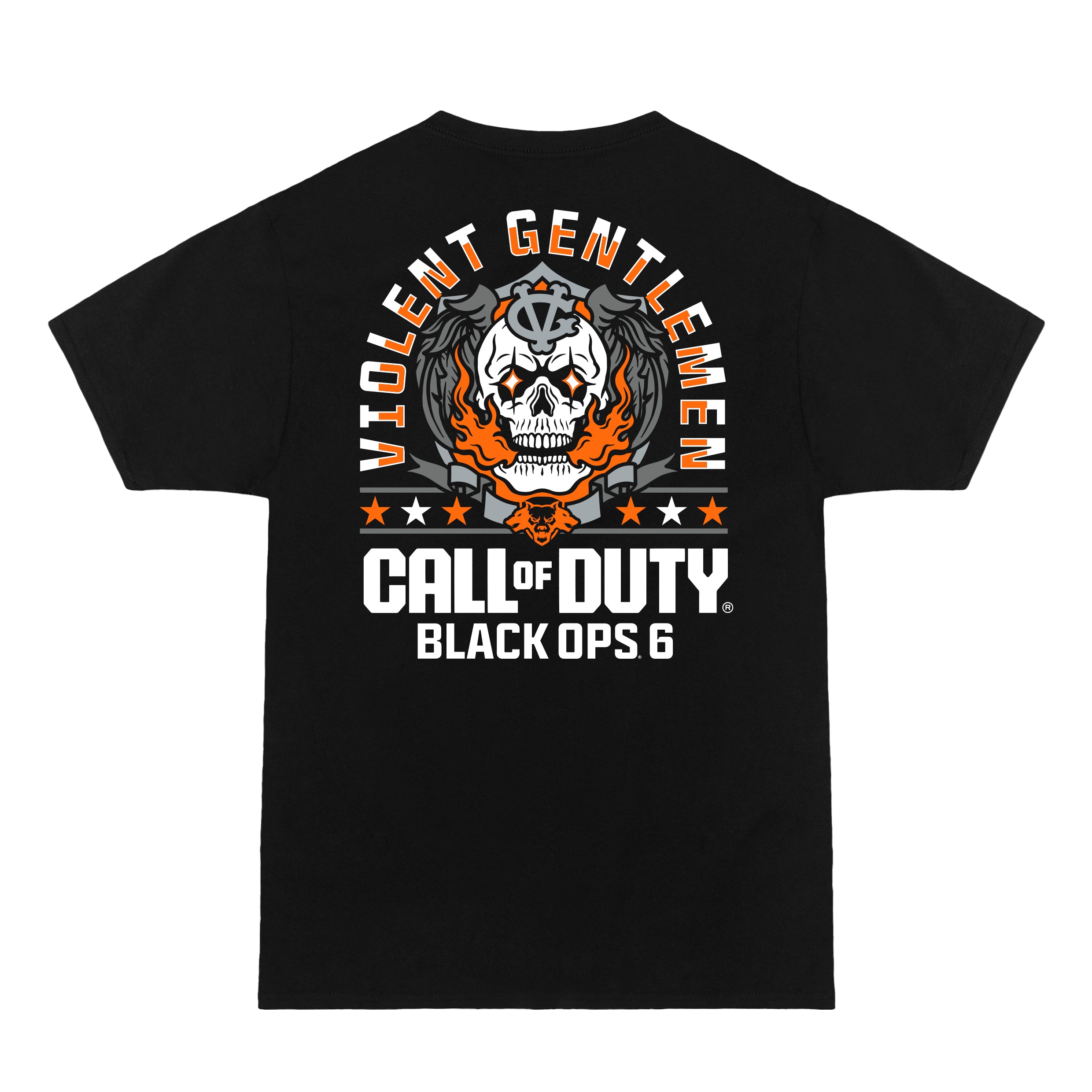 Black Ops 6 Skull Premium T-Shirt - Men's Graphic Tee for Gaming & Casual Wear | Military Style Cotton Shirt for Gamers & Call of Duty Fans