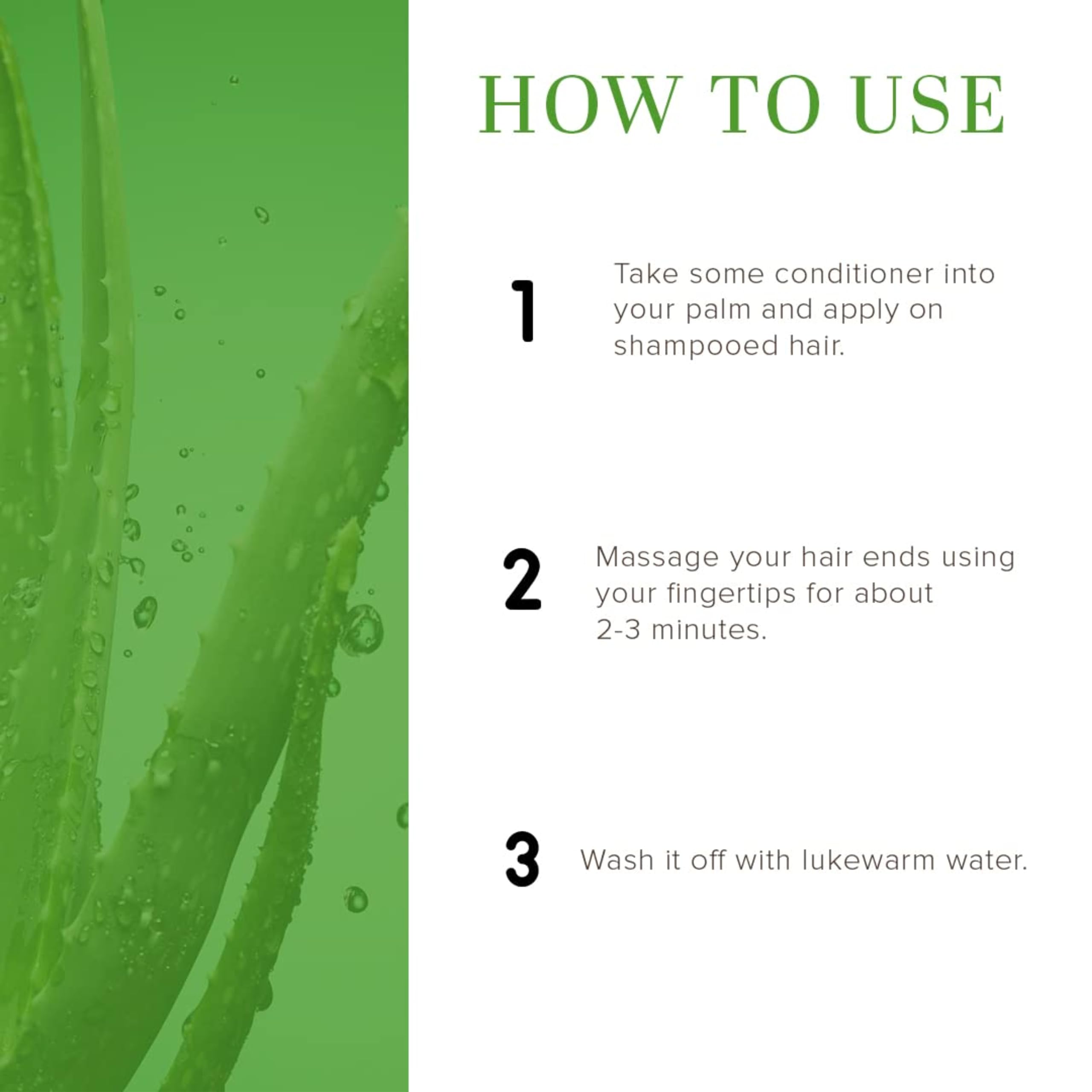 Khadi Natural Green Tea & Aloe Vera Hair Conditioner 210ml - Anti Hair Fall Treatment for Damaged Hair, Frizz Control & Scalp Nourishment | Ideal for Dry, Curly & Color-Treated Hair | Vegan & Chemical-Free Hair Care