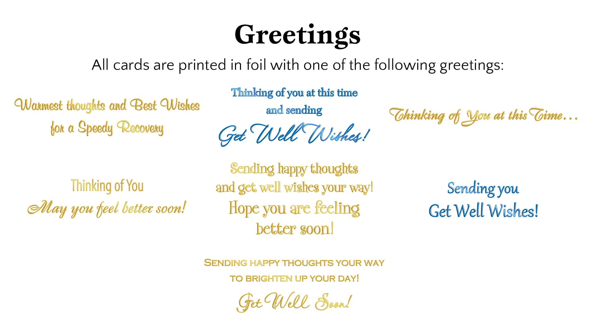 Get Well Soon Cards Assortment Box - 35 Premium Greeting Cards with Foil & Embossing Designs | Sympathy & Recovery Cards for Hospital Patients, Friends & Family | Perfect for Care Packages, Nursing Homes & Thoughtful Gifts