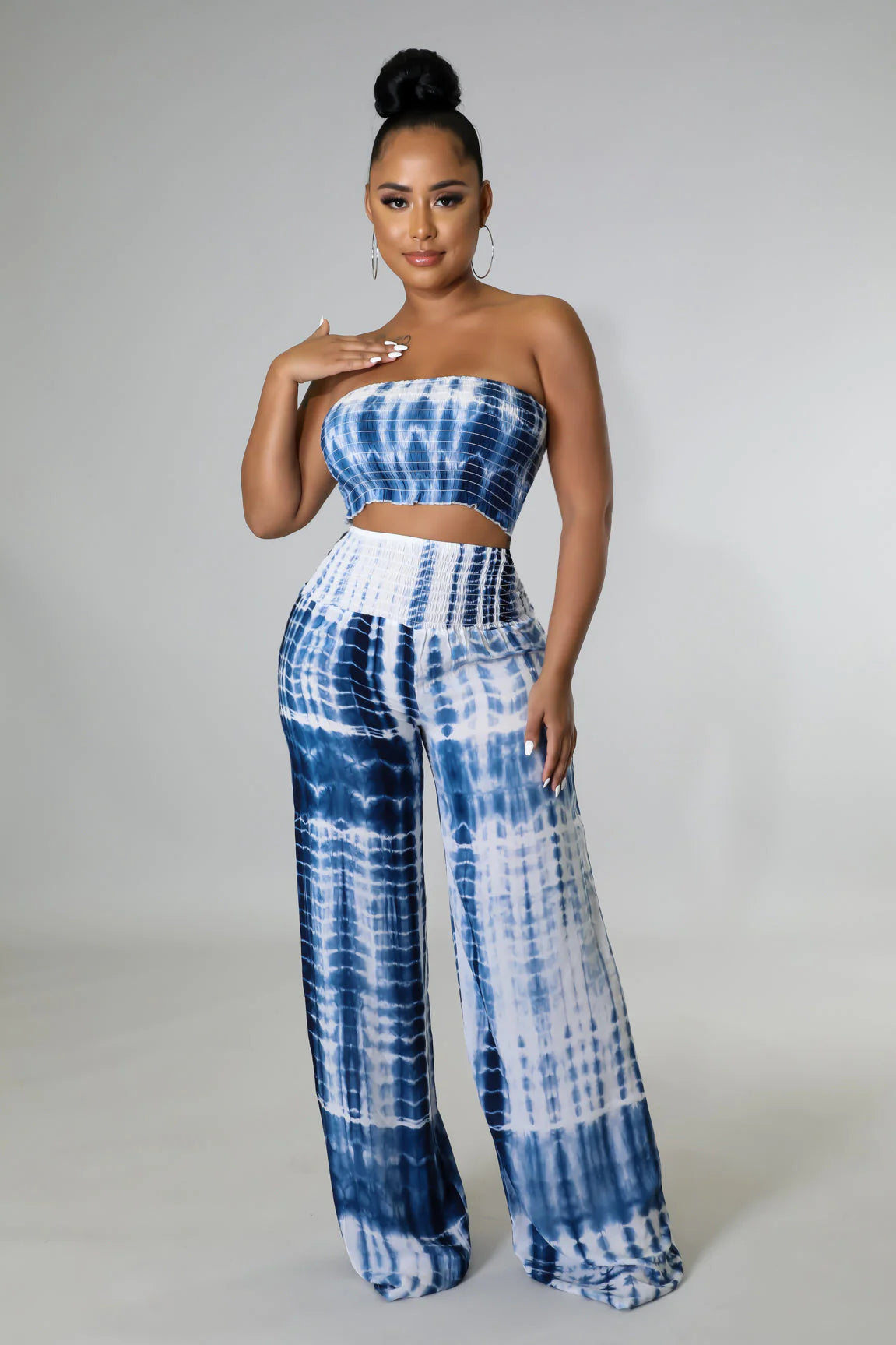 Women's Floral Print Beachside Pant Set - Casual Summer Outfit for Vacation, Travel & Relaxation by the Sea | Lightweight & Comfortable Lounge Wear