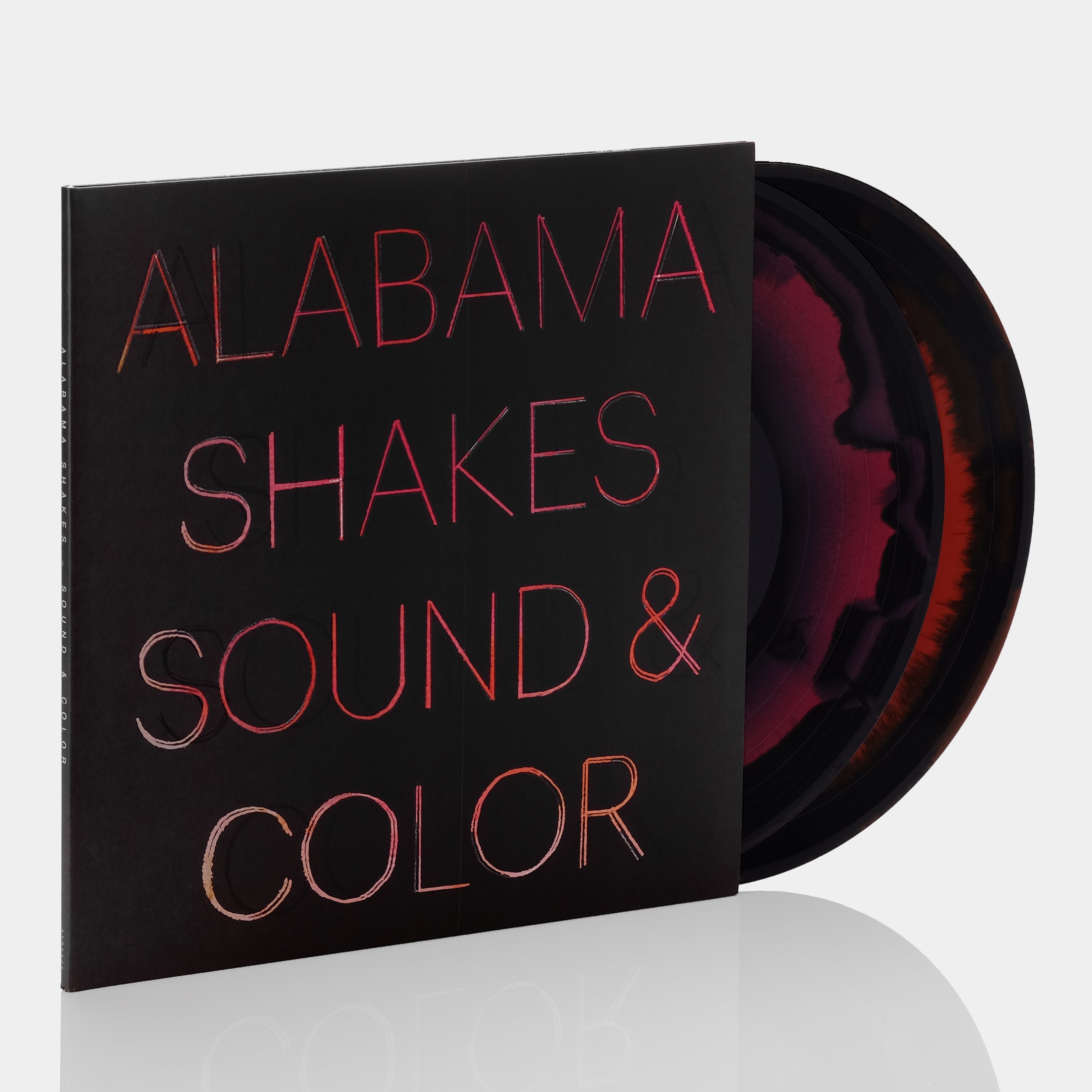 Alabama Shakes Sound & Color Deluxe Edition 2xLP Vinyl Record - Red, Black & Pink Colored Vinyl | Limited Edition Collector's Item for Music Lovers & Audiophiles | Perfect for Home Listening, Record Collections & Gift Giving