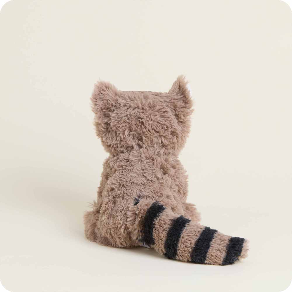Cozy Raccoon Plush Warmies Junior - Soft Microwaveable Heating Pad for Kids & Adults - Perfect for Relaxation, Stress Relief & Cold Weather Comfort