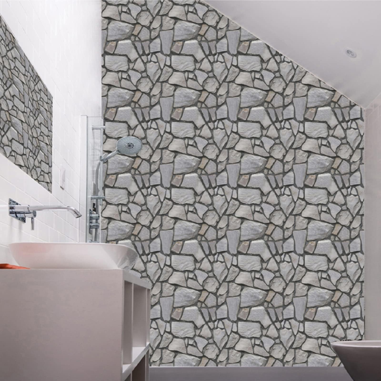 3D Peel and Stick Wall Panels - Waterproof Self-Adhesive Decorative Wall Tiles for Living Room, Bedroom, Office - 30x30cm (10pcs/Pack, Grey) - Perfect for Home Renovation & Interior Design Projects