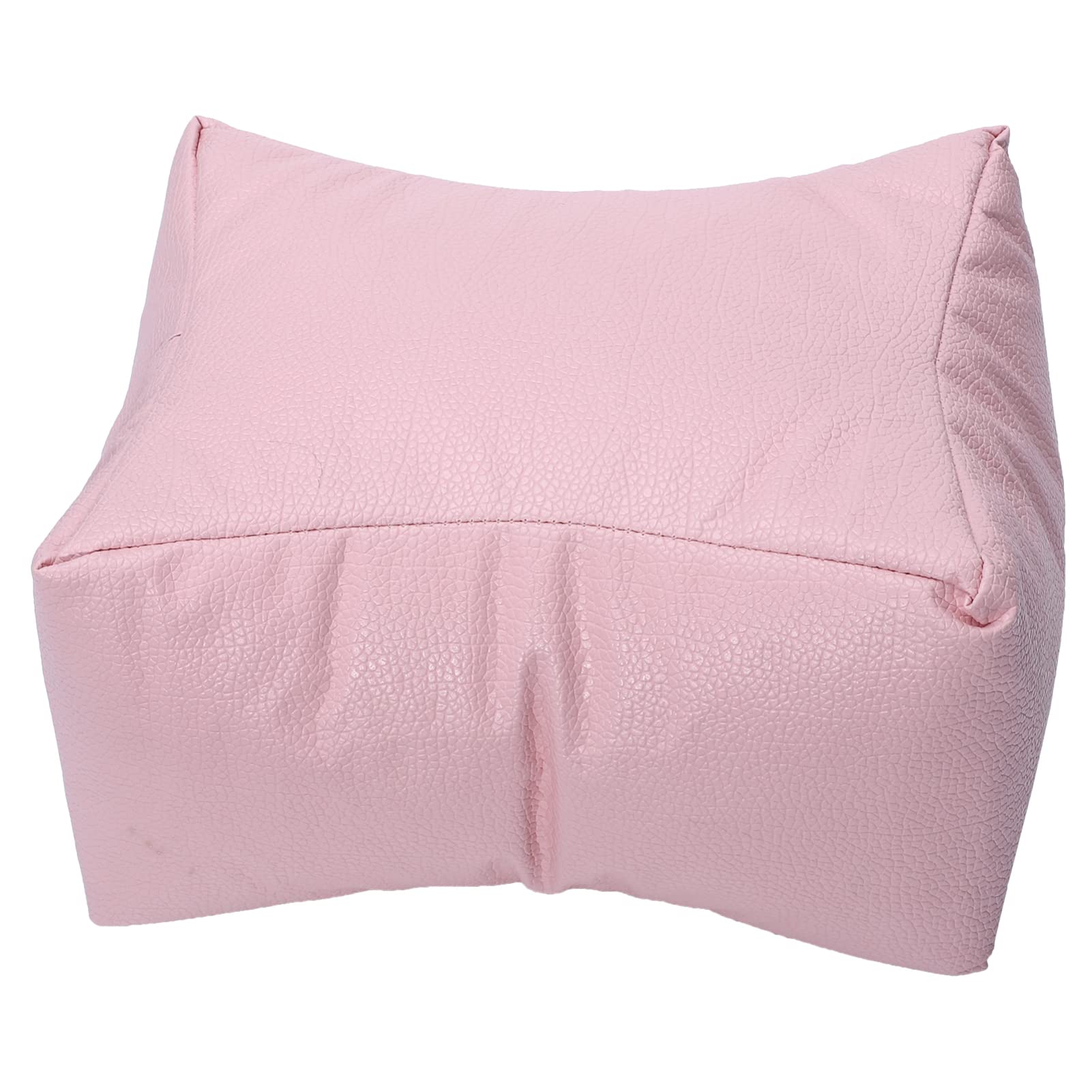HEALLILY Nail Art Hand Pillow - Soft PU Square Pink Beauty Sponge Holder & Armrest for Manicure, Perfect for Nail Salon Clients & Home Nail Care - Hand Resting Pad for Comfortable Nail Art Sessions