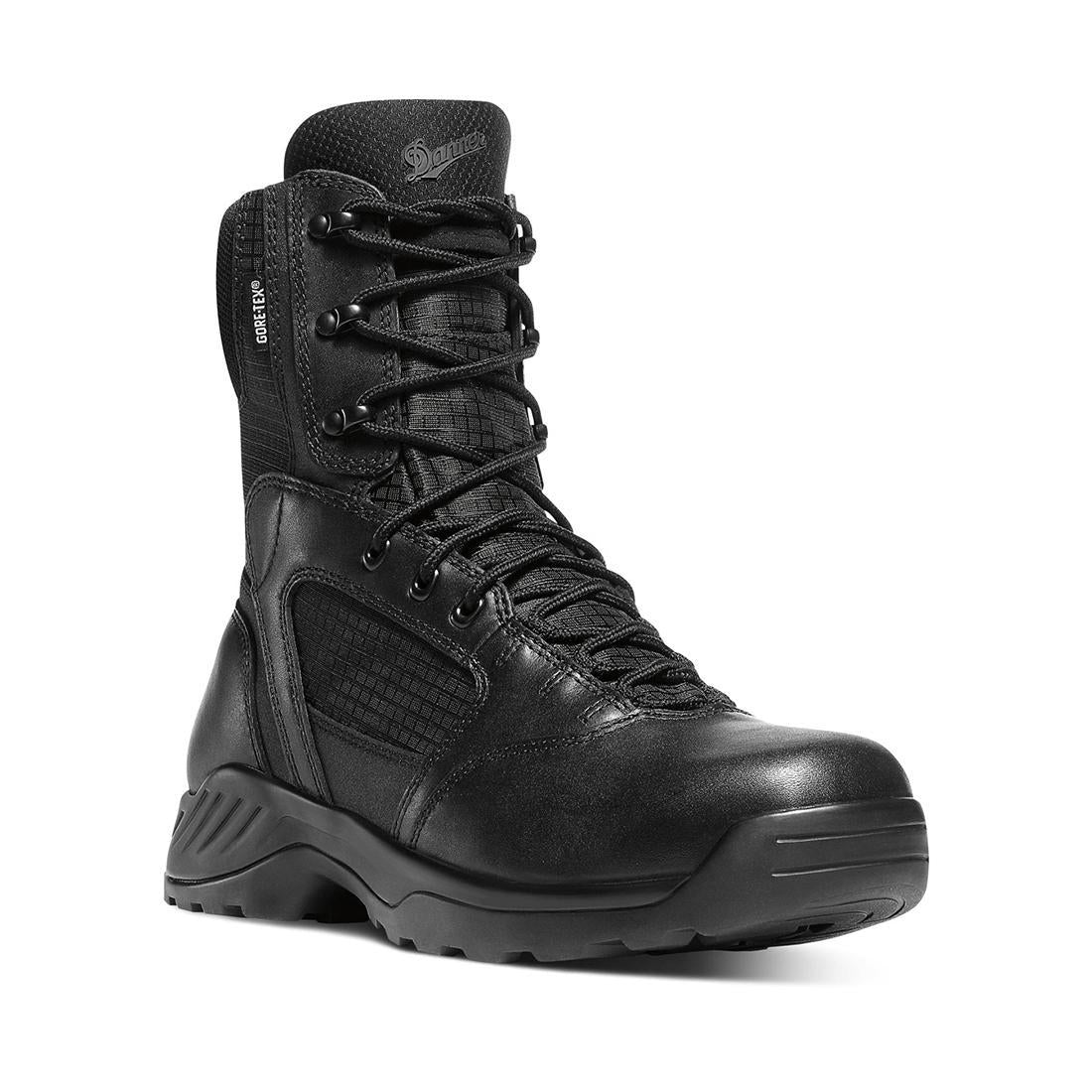 Kinetic 8 Tactical Boots for Men - Black Military & Work Boots - Lightweight Hiking & Outdoor Shoes for Tactical, Hunting & Construction Work