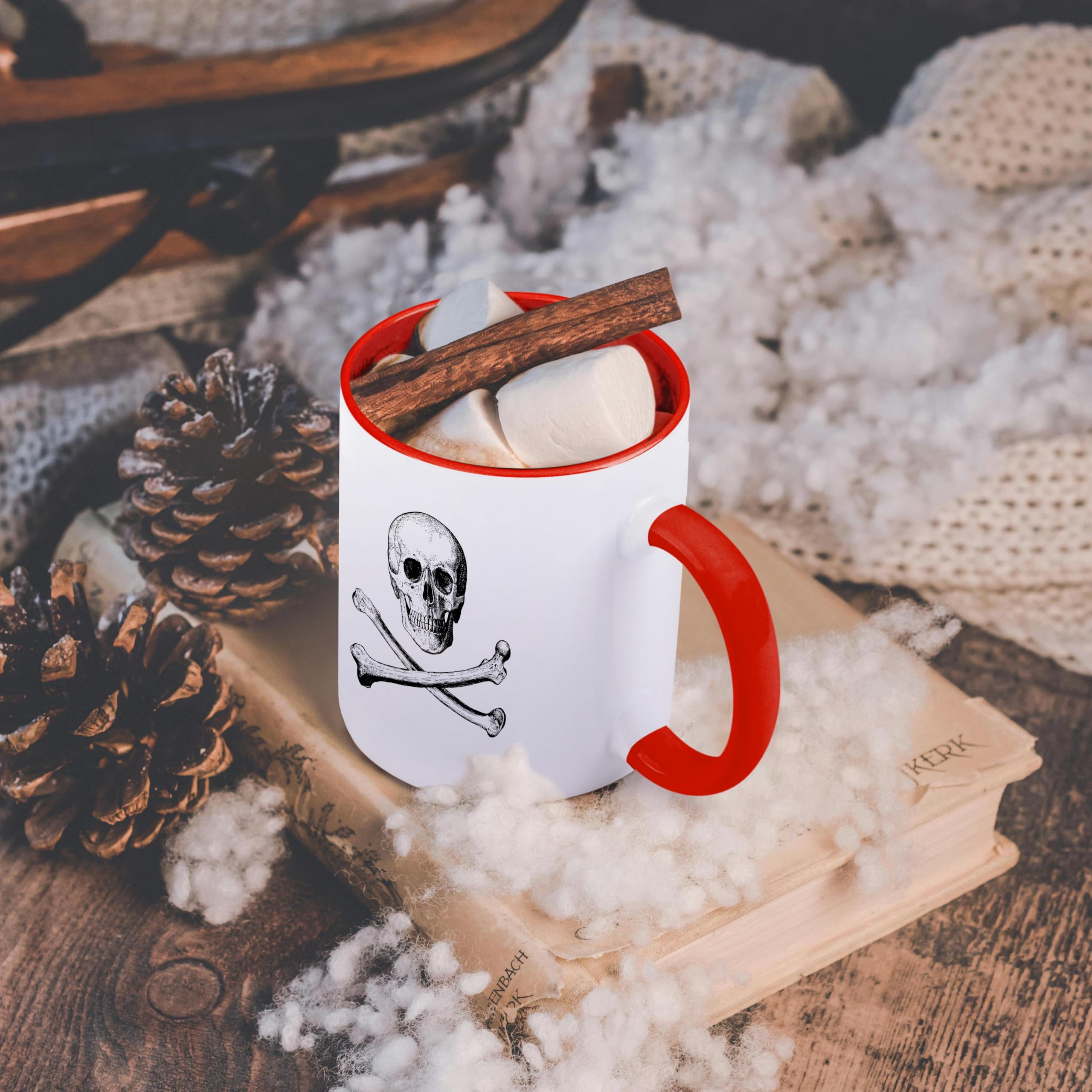 3D Rose 11oz Coffee Mug with Skull and Crossbones Design - Xander Movie Quotes - Funny Gift for Coffee Lovers - Perfect for Home, Office, and Gag Gifts