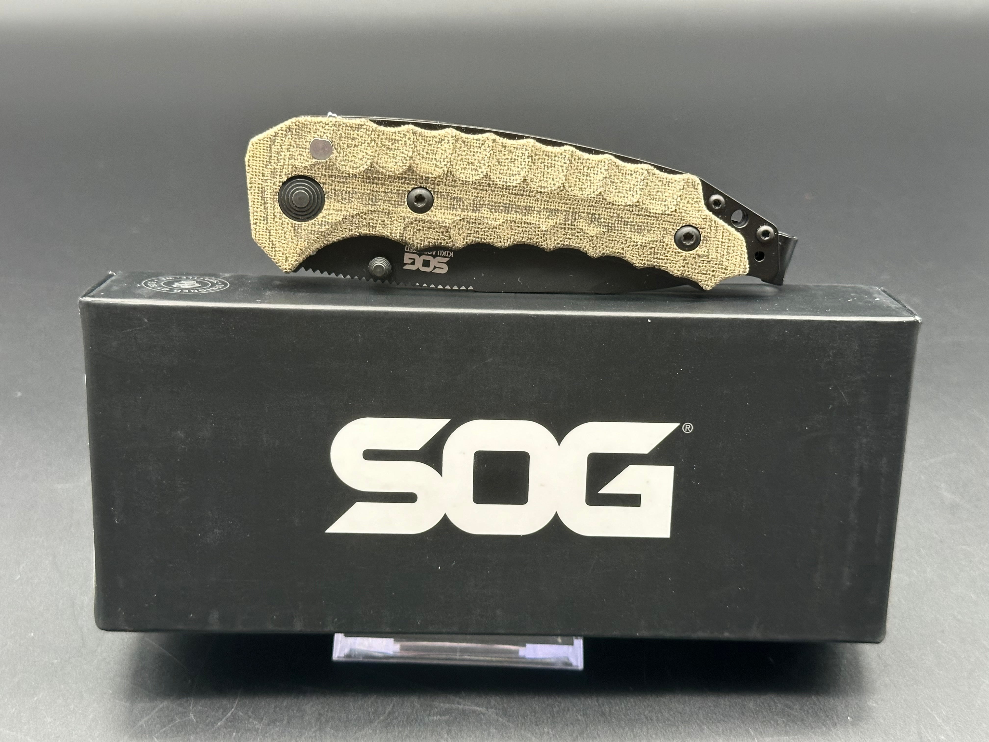 SOG Kiku Spring Assisted Folding Knife - 3.5