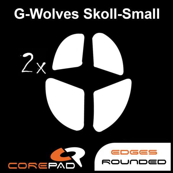 Corepad Skatez Mouse Feet for G Wolves Skoll S (Mini) - Ultra Smooth Gliding, Enhanced Precision - Perfect for Gaming & Esports Performance