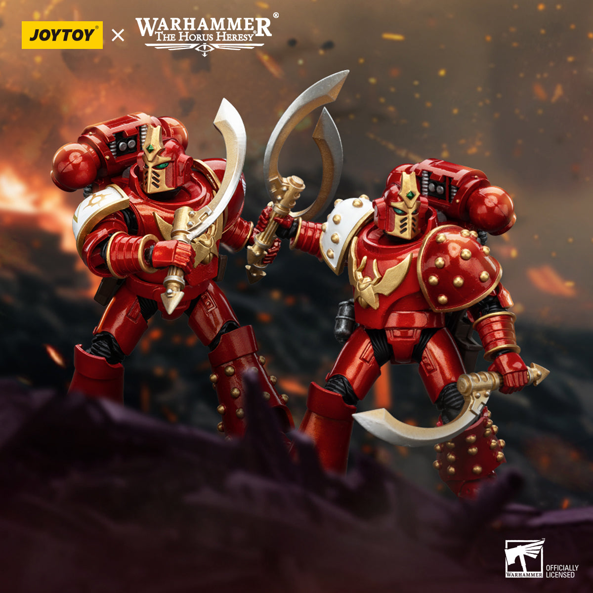 1/18 JOYTOY Warhammer The Horus Heresy Thousand Sons Khenetai Occult Cabal Action Figure - Collectible Model for Warhammer 40K Fans, Tabletop Gaming & Display