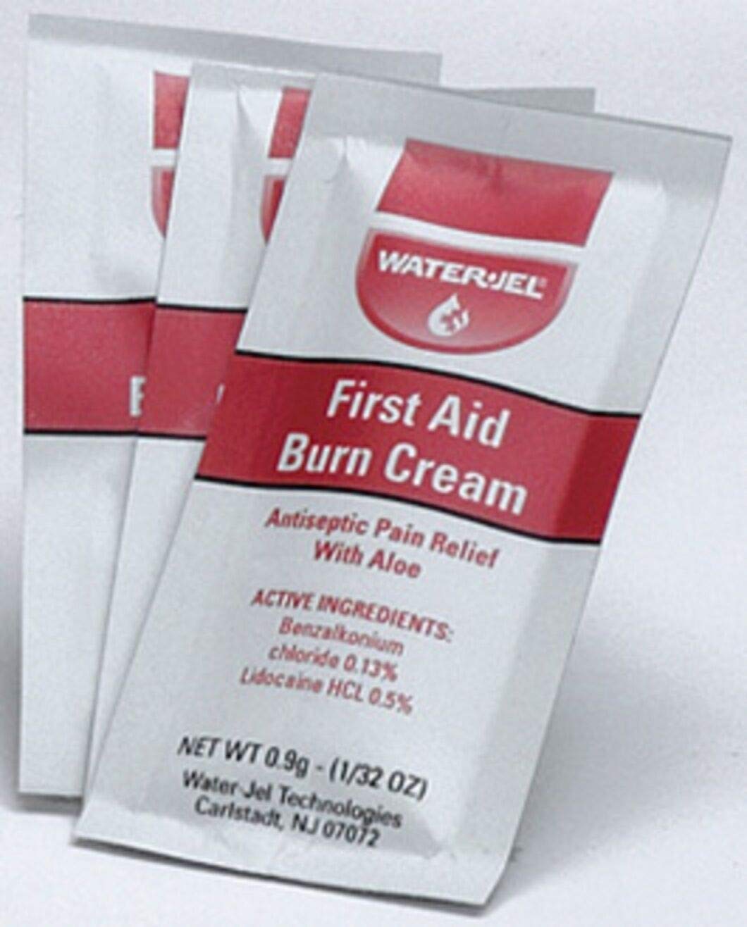 First Aid Burn Cream - Antiseptic Burn Relief in 0.9 gm Packets, 25 Pack (MS-60765) - Ideal for Minor Burns, Cuts, and Skin Irritations