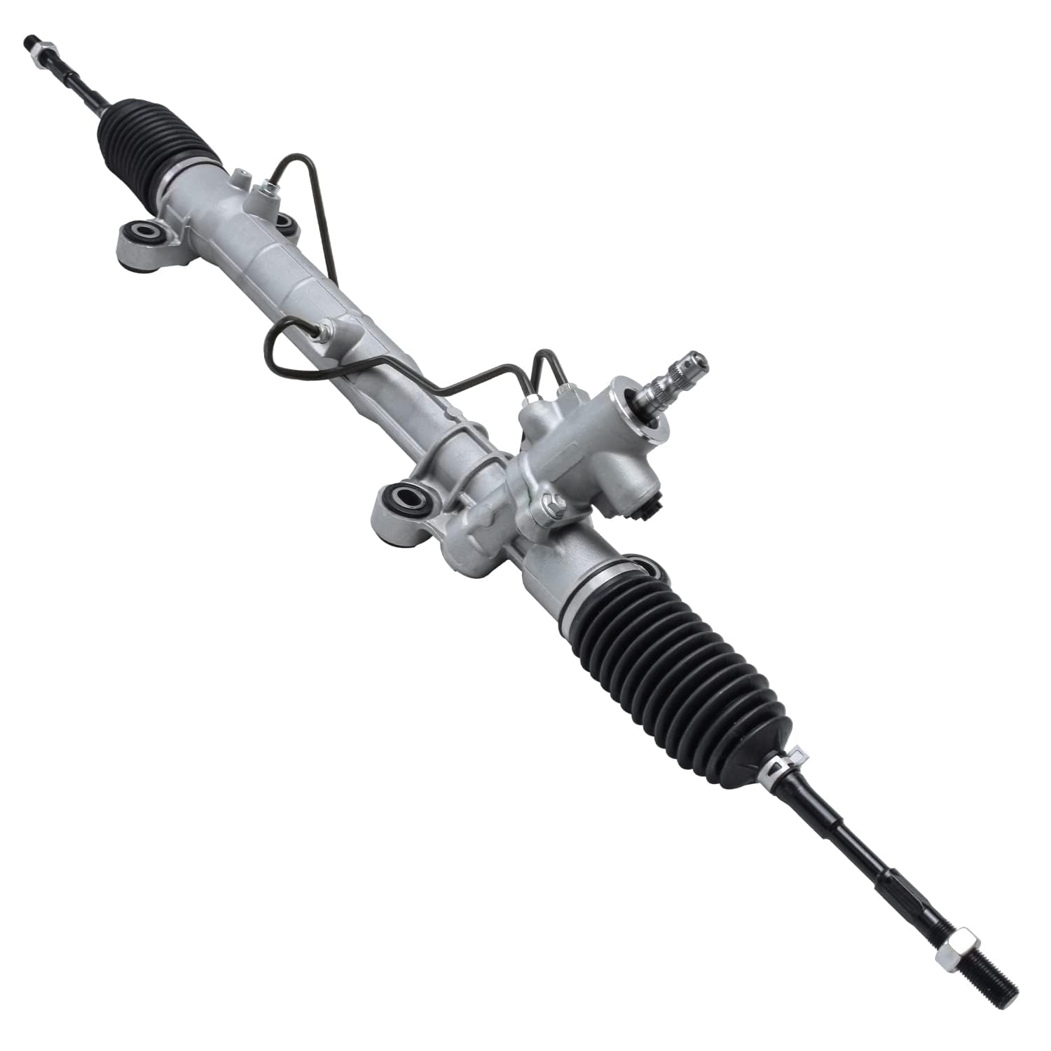 Detroit Axle Steering Rack and Pinion Kit - Compatible with 2003-2008 Toyota Corolla, 2004-2007 Power Steering Rack & Pinion Assembly with 2 Front Outer Tie Rod Ends - Perfect for DIY Car Repairs and Smooth Steering Performance