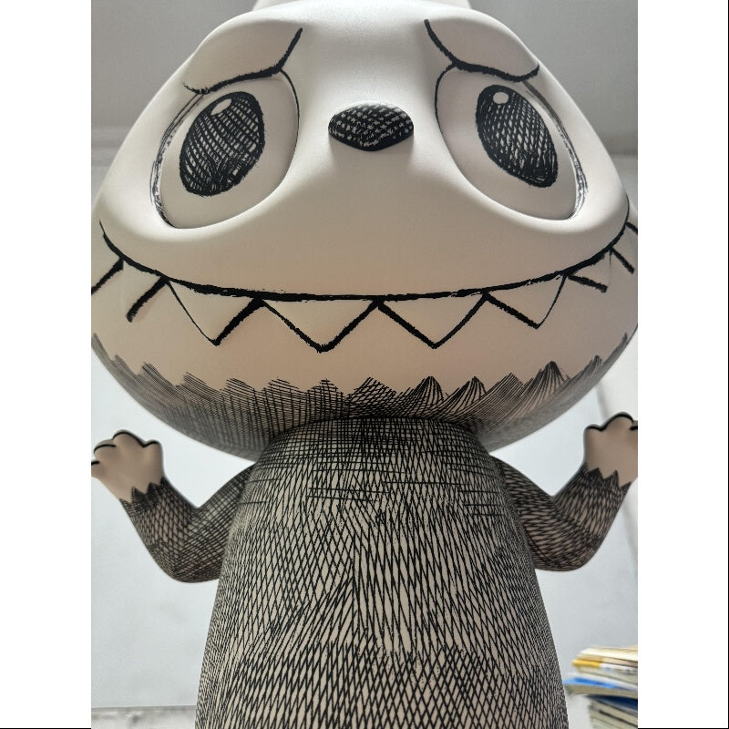 Labubu The Monsters MEGA 1000% Sketch Figure - Limited Edition 2024 Collectible Art Toy for Display & Home Decor