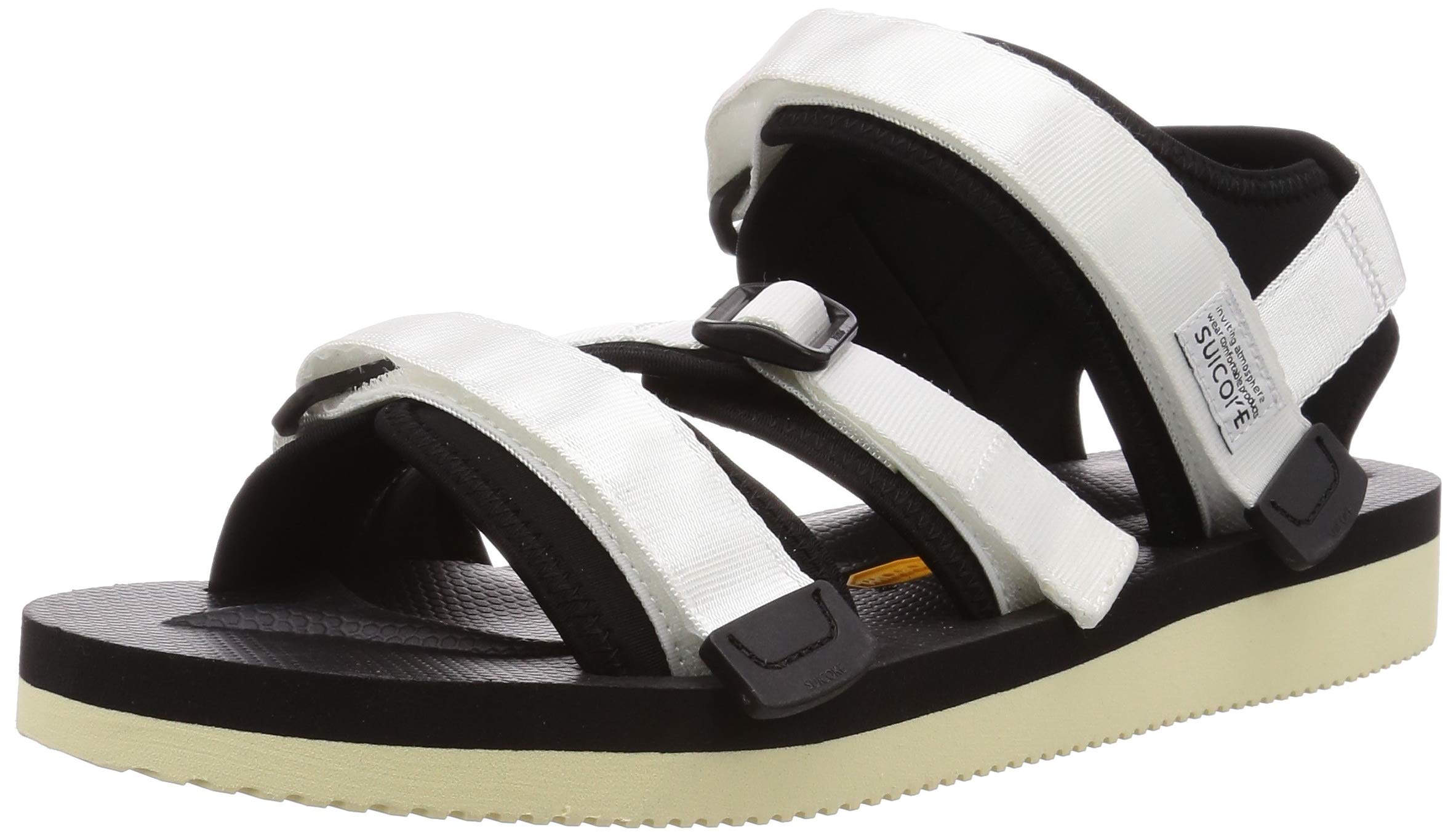 Suicoke OG-044V KISEE-V Men's Outdoor Sandals with Vibram Sole - Lightweight Slide Slippers for Beach, Pool, and Summer Walking