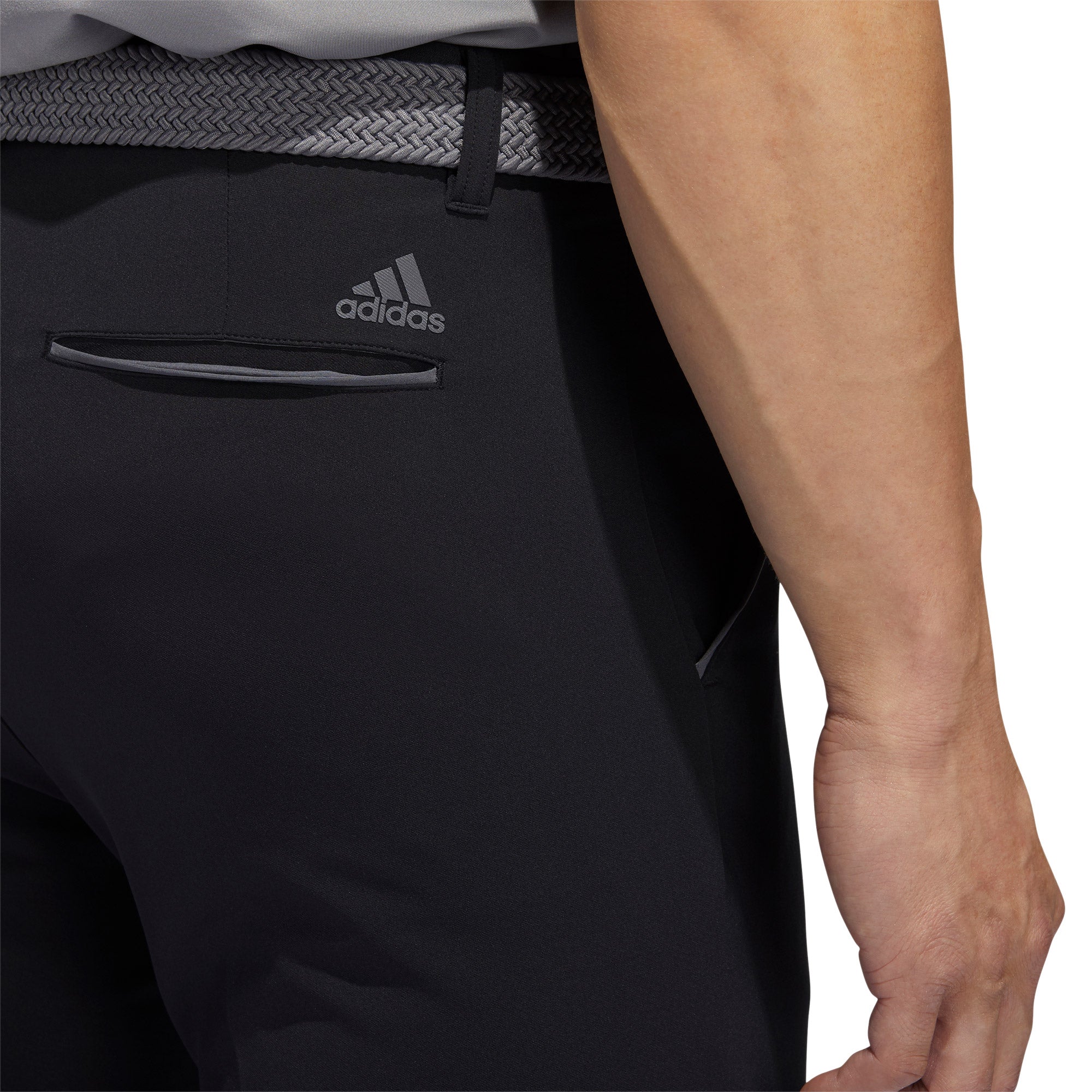 Adidas Men's Lightweight Black Golf Pants for Fall - Comfortable Stretch Fabric for Golfing & Casual Wear