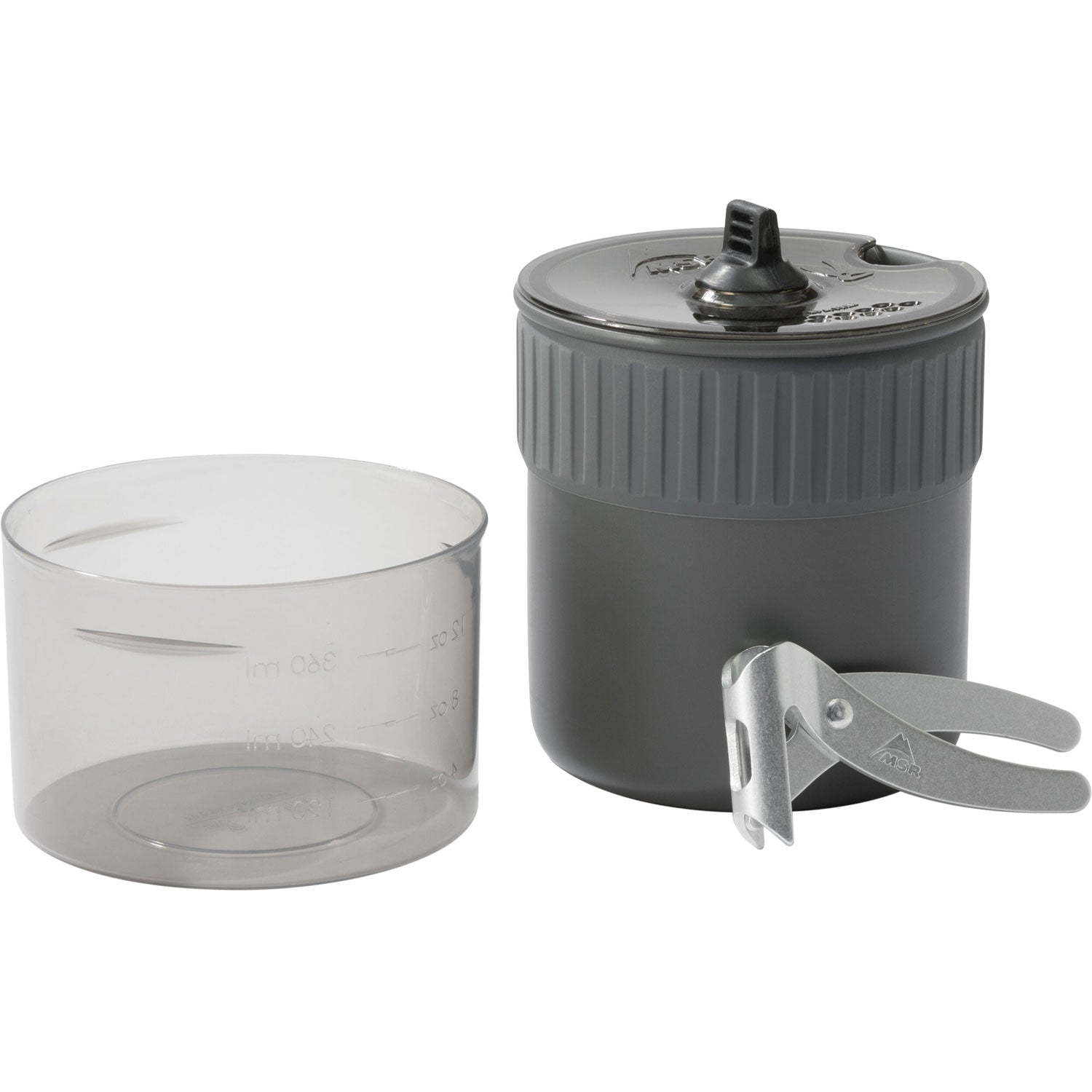 MSR Trail Mini Solo Cook Set - Lightweight Backpacking Pot for Camping, Hiking & Outdoor Cooking | Compact Aluminum Cookware for Solo Adventurers