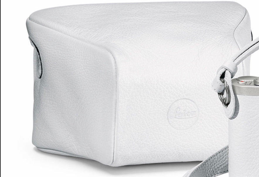 Leica Soft Leather Camera Case Snow White - Premium Protection for Leica Cameras, Perfect for Travel & Outdoor Photography