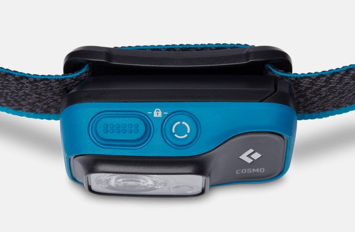 Black Diamond Cosmo 350 Headlamp - Rechargeable LED Headlight for Camping, Hiking & Outdoor Adventures - 350 Lumen Brightness with Red Night Vision Mode