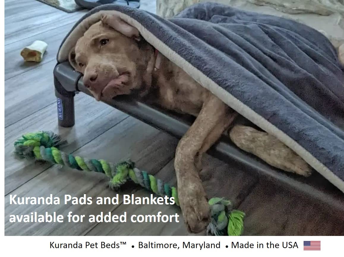 Kuranda Chewproof Dog Bed - Heavy Duty PVC Frame, 25