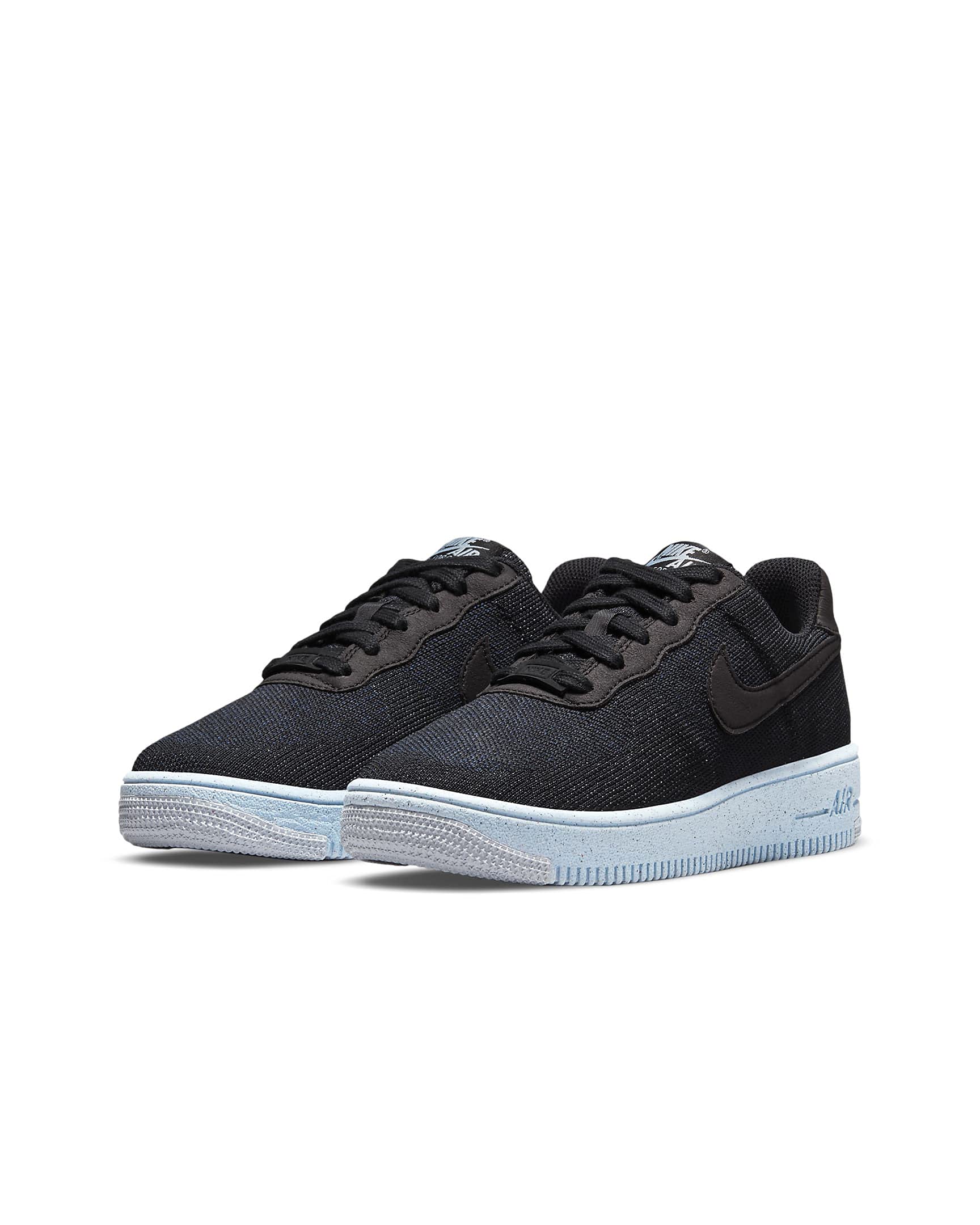 Nike Boys Air Force 1 Crater Flyknit Sneakers - Big Kids Size | Lightweight & Breathable Running Shoes for School, Sports & Everyday Wear