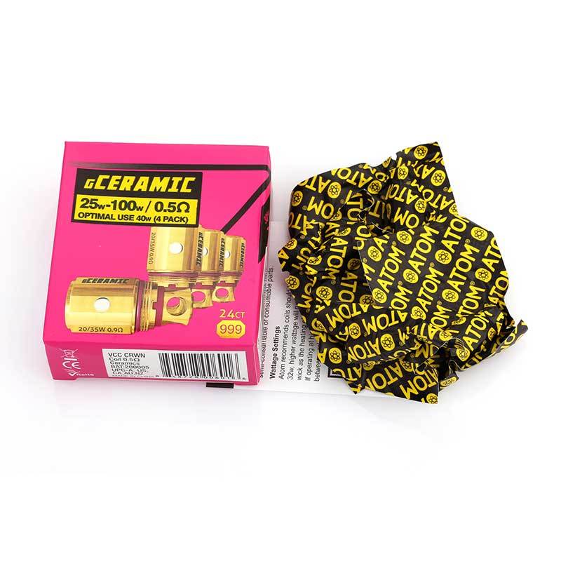 Crown Replacement Coils (Single Coil) - Compatible with Vaporesso, SMOK, and GeekVape Tanks - Perfect for Vaping Enthusiasts at Home or On-the-Go
