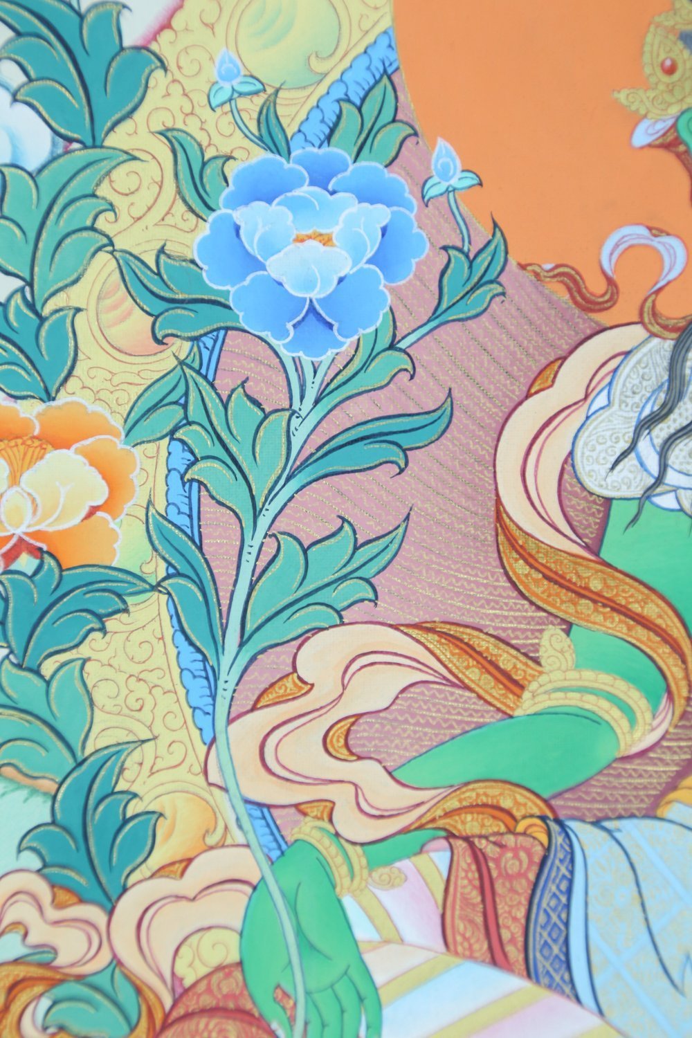21 Tara Tibetan Thangka - Authentic Hand-Painted Buddhist Art for Meditation & Home Decor | Perfect for Spiritual Practice, Yoga Studios & Gift Giving