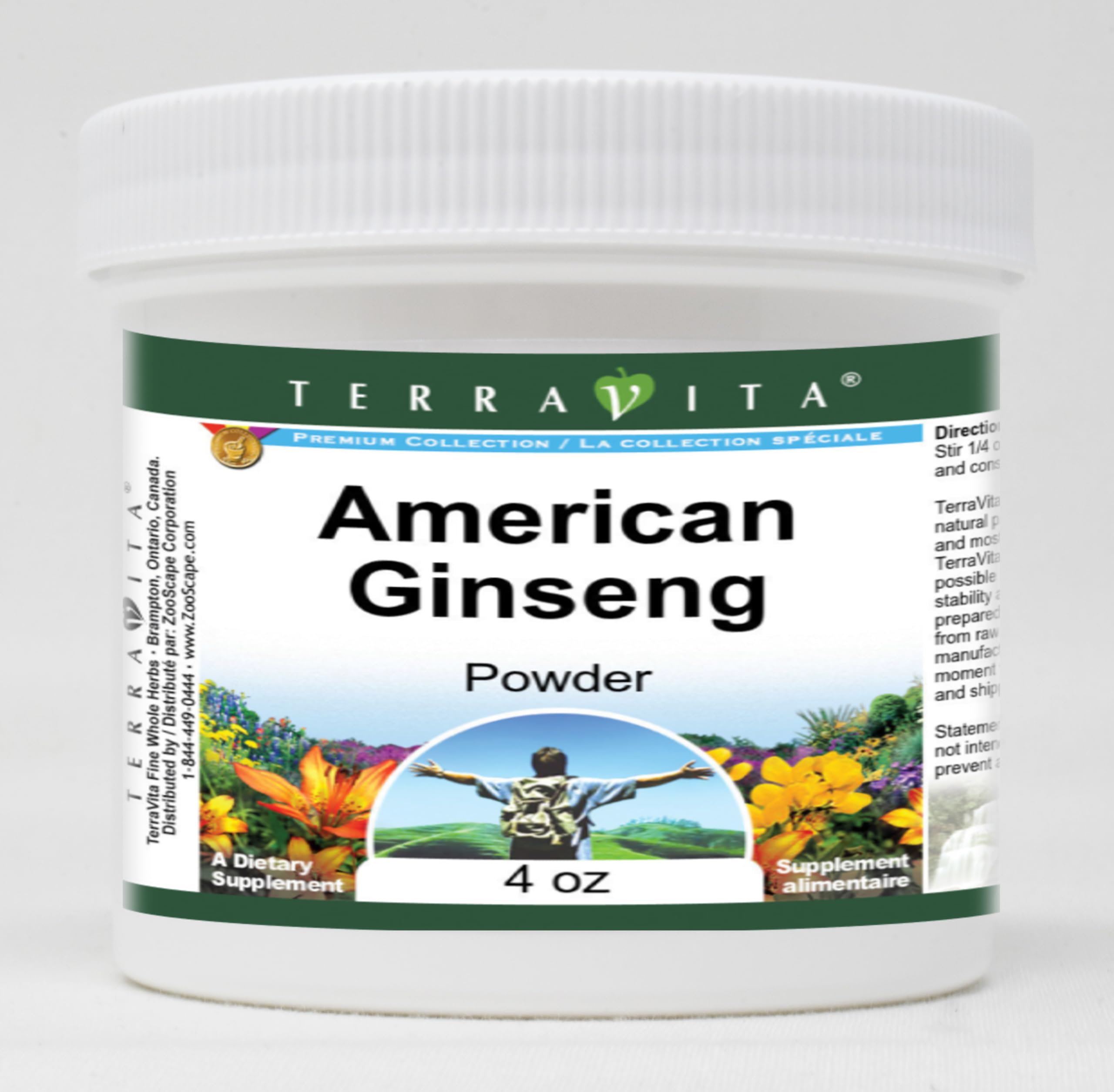 Premium American Ginseng Powder (4 oz) - 3 Pack | Natural Energy Booster & Immune Support | Perfect for Tea, Smoothies & Daily Wellness