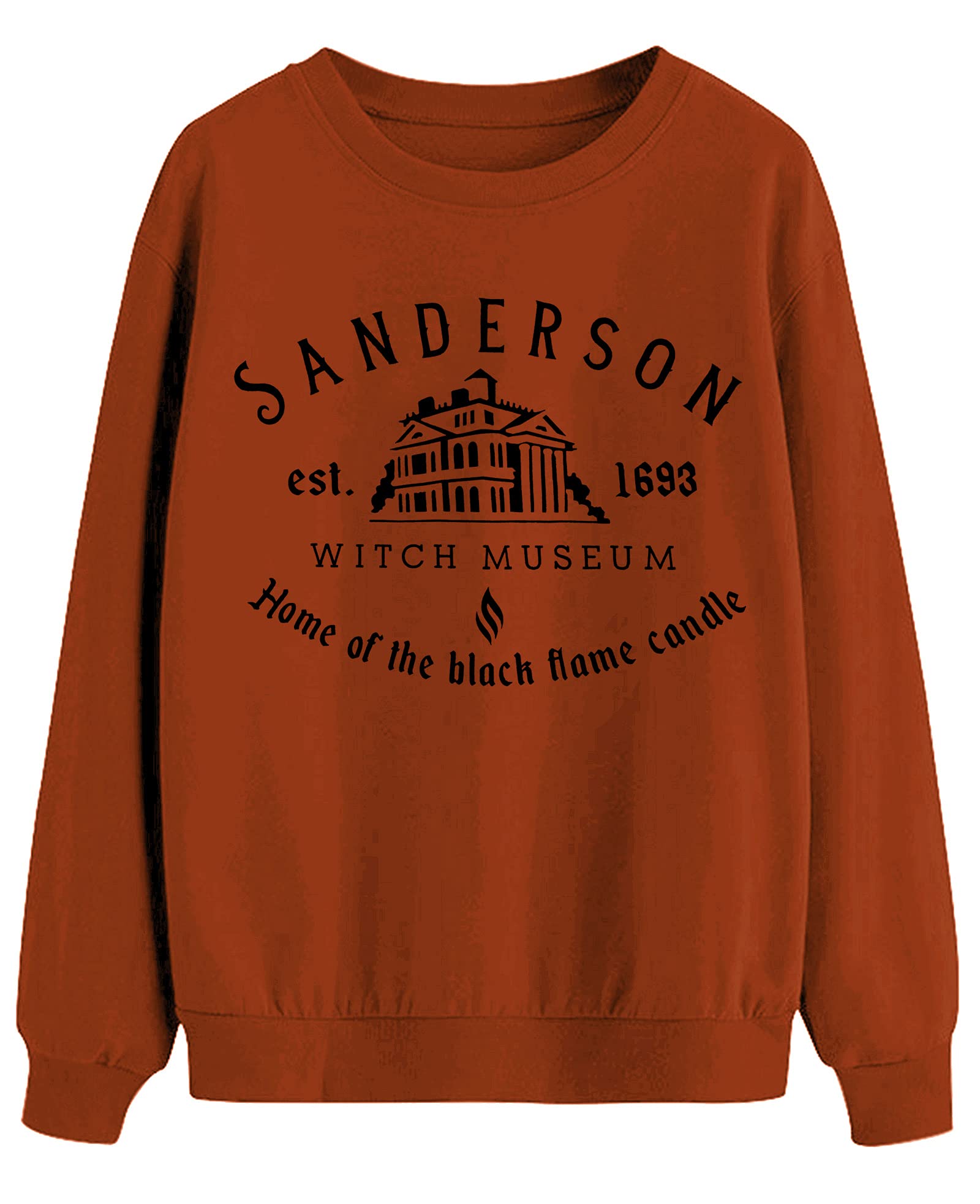 LHBNK Halloween Squad Sweatshirt for Women - Hocus Pocus Sanderson Sisters Long Sleeve Pullover Top | Cute Halloween Costume & Cozy Fall Outfit