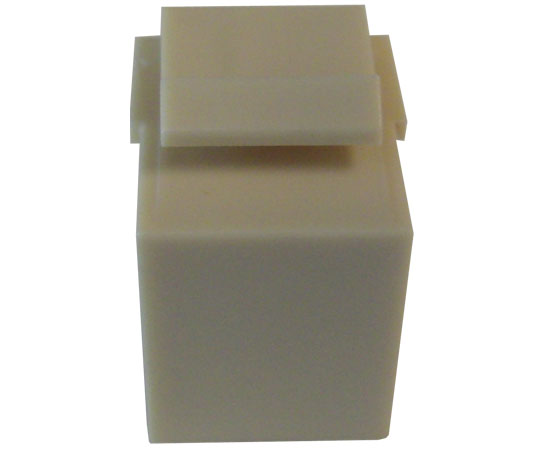 Blank Keystone Insert - Snap-In Filler Cover for Keystone Jacks | Network & Data Cabinet Organization | Perfect for Home & Office Wiring Projects