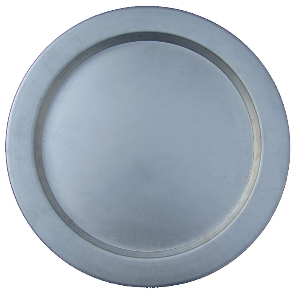 Kunefe Plate Set of 2 - Large Silver Aluminum Kunafa/Knafeh Pans for 4-8 Servings | Perfect for Baking & Serving Turkish Desserts Like Kataifi, Kadaifi & Phyllo Dough | Ideal for Home Cooking, Restaurants & Special Occasions
